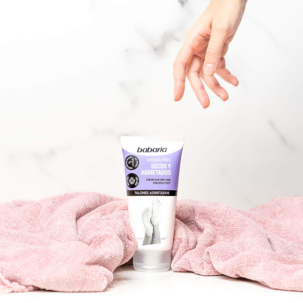 Foto 4 pulgar | Crema Hidratante Para Pies Secos Babaria Con Aloe Vera 150 Ml - Venta Internacional.