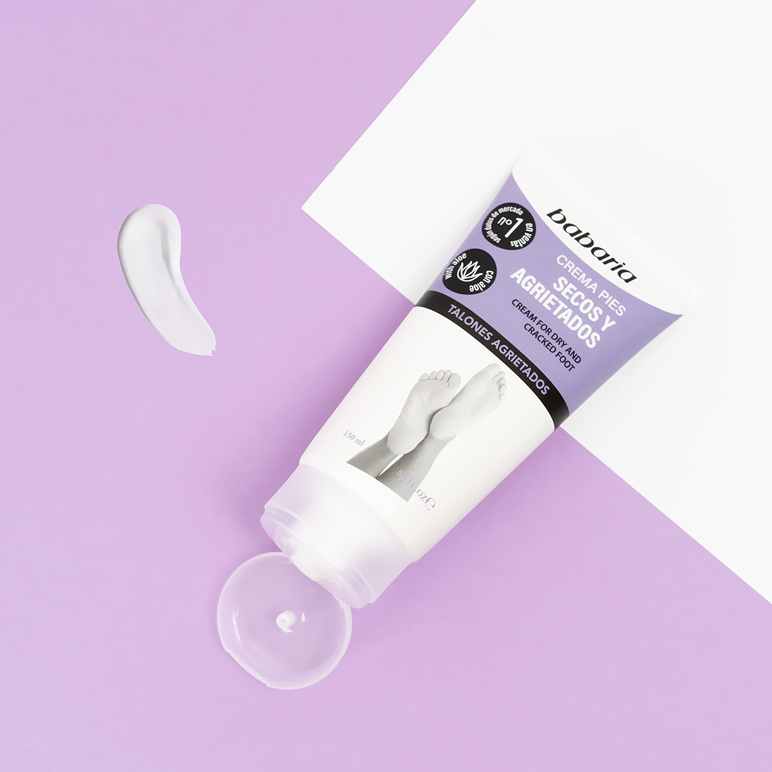 Foto 5 | Crema Hidratante Para Pies Secos Babaria Con Aloe Vera 150 Ml - Venta Internacional.