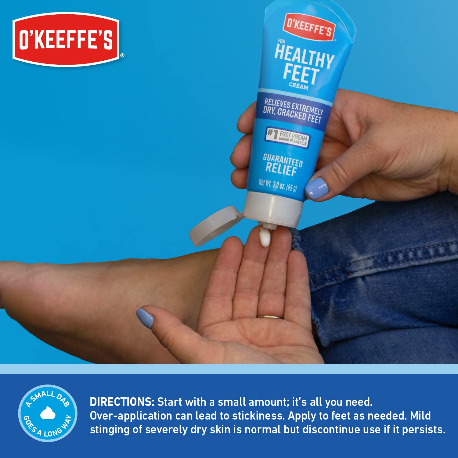 Foto 7 pulgar | Crema Para Pies O'keeffe's For Healthy Feet, Tubo De 90 Ml - Venta Internacional.