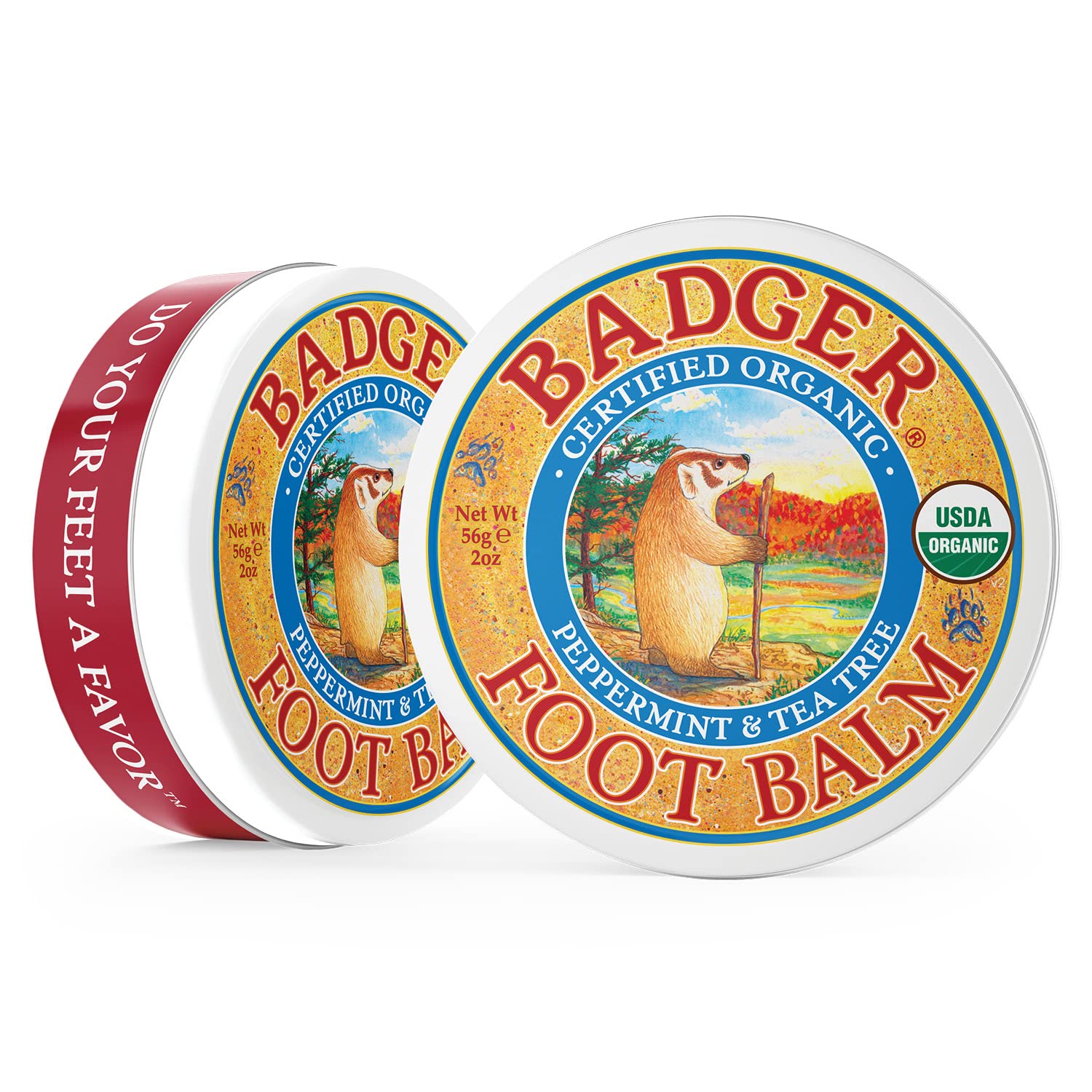 Foto 4 pulgar | Bálsamo para Pies Badger Orgánico Árbol de Té y Aceite de Oliva 60 ml - Venta Internacional