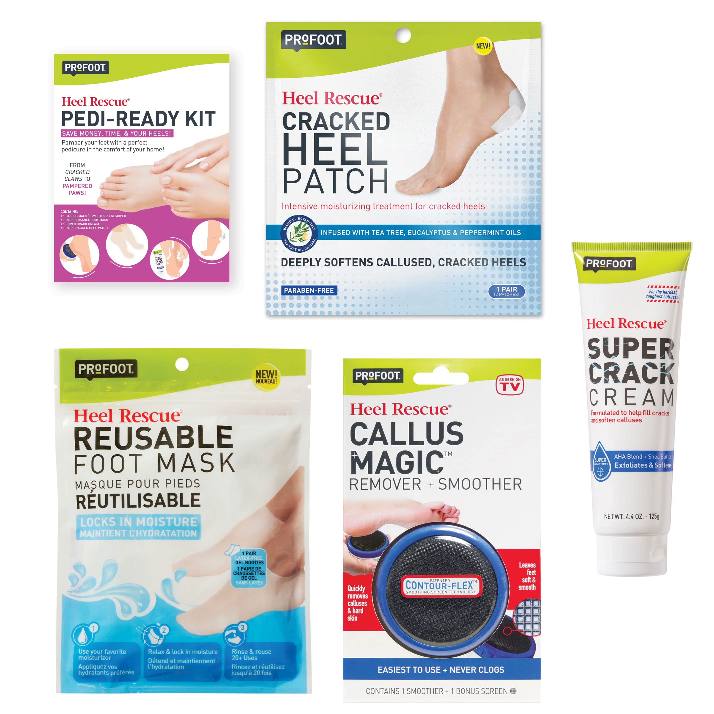 Foto 1 | Kit Profoot Heel Rescue Para Pedi-ready Con Eliminador De Callos Y Crema - Venta Internacional.