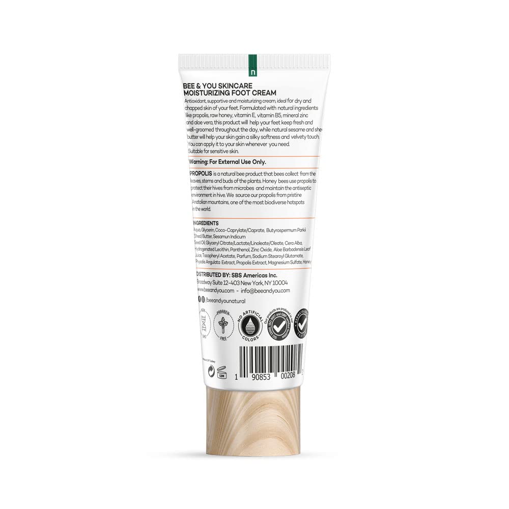 Foto 4 pulgar | Crema Hidratante Para Pies Bee & You Para Pies Secos Y Agrietados, 50 Ml - Venta Internacional.