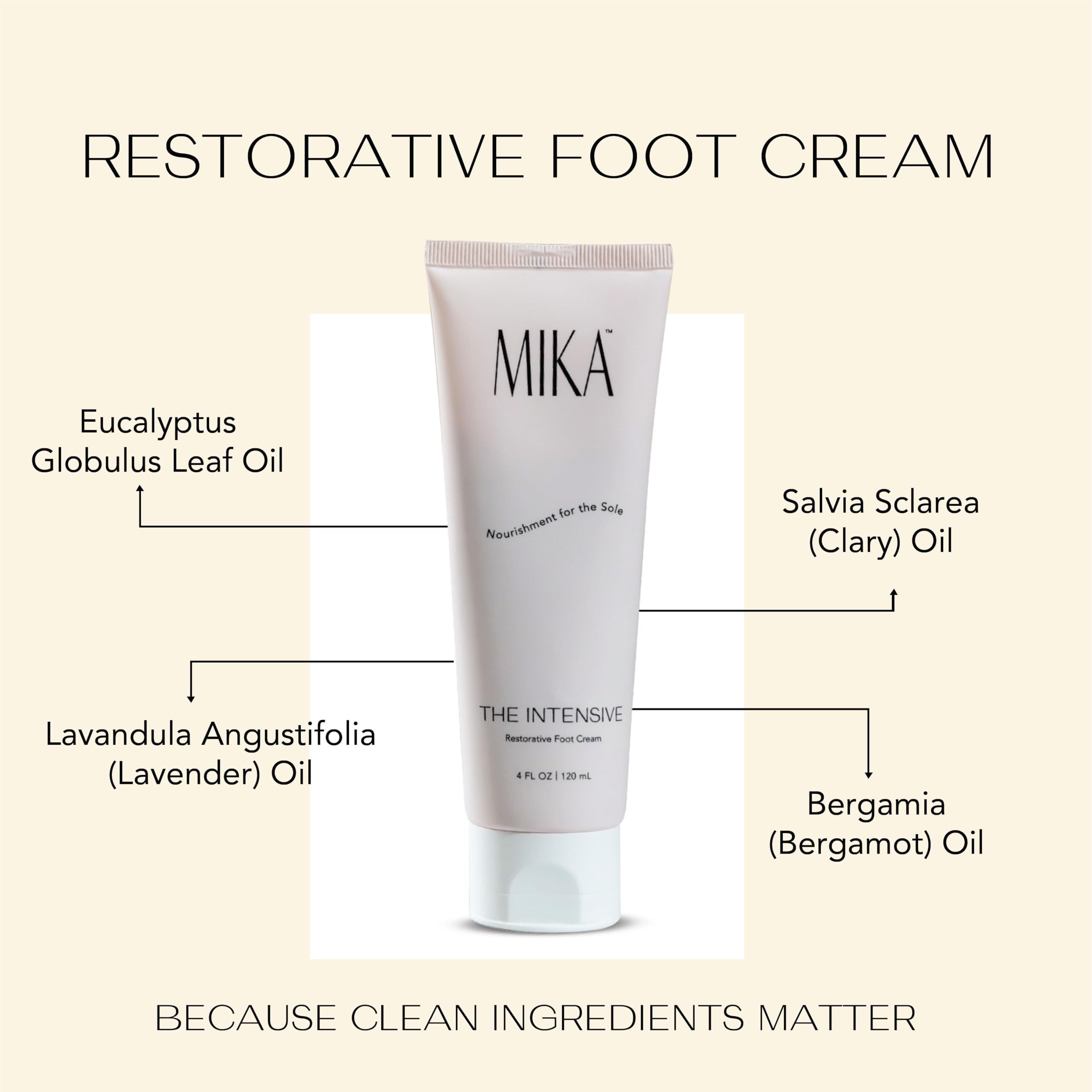 Foto 2 | Crema para Pies Mika Vie Para Talones Secos y Agrietados con Urea y Vitamina E 120 ml - Venta Internacional