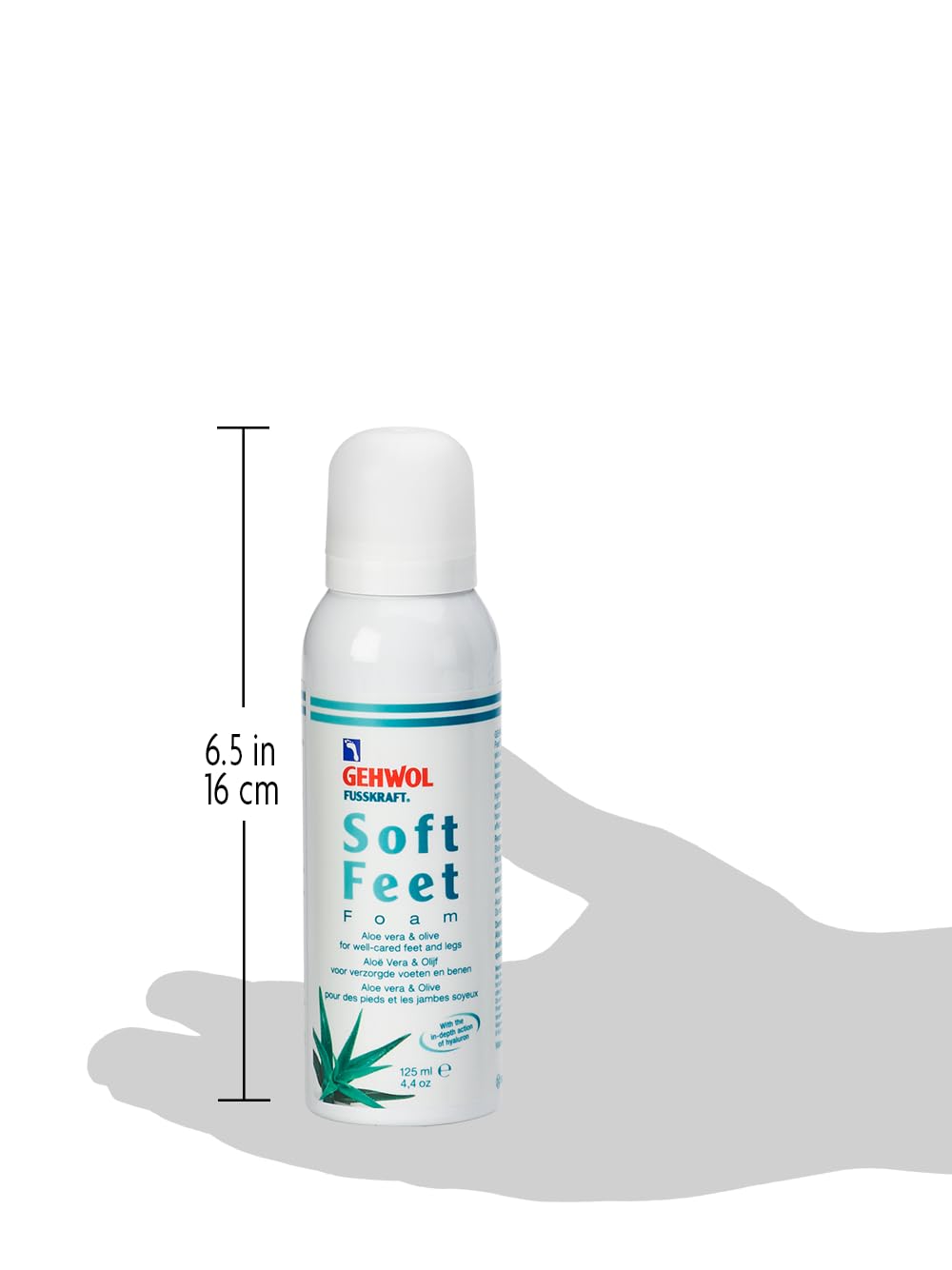 Foto 4 pulgar | Espuma Para Pies Gehwol Soft Feet Con Aloe Vera Y Oliva 130 Ml - Venta Internacional.