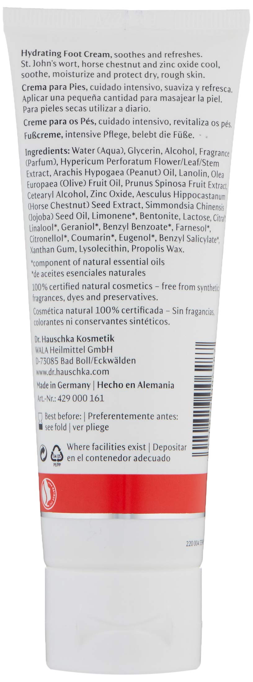 Foto 3 pulgar | Crema Hidratante Para Pies Dr. Hauschka 75ml - Venta Internacional.