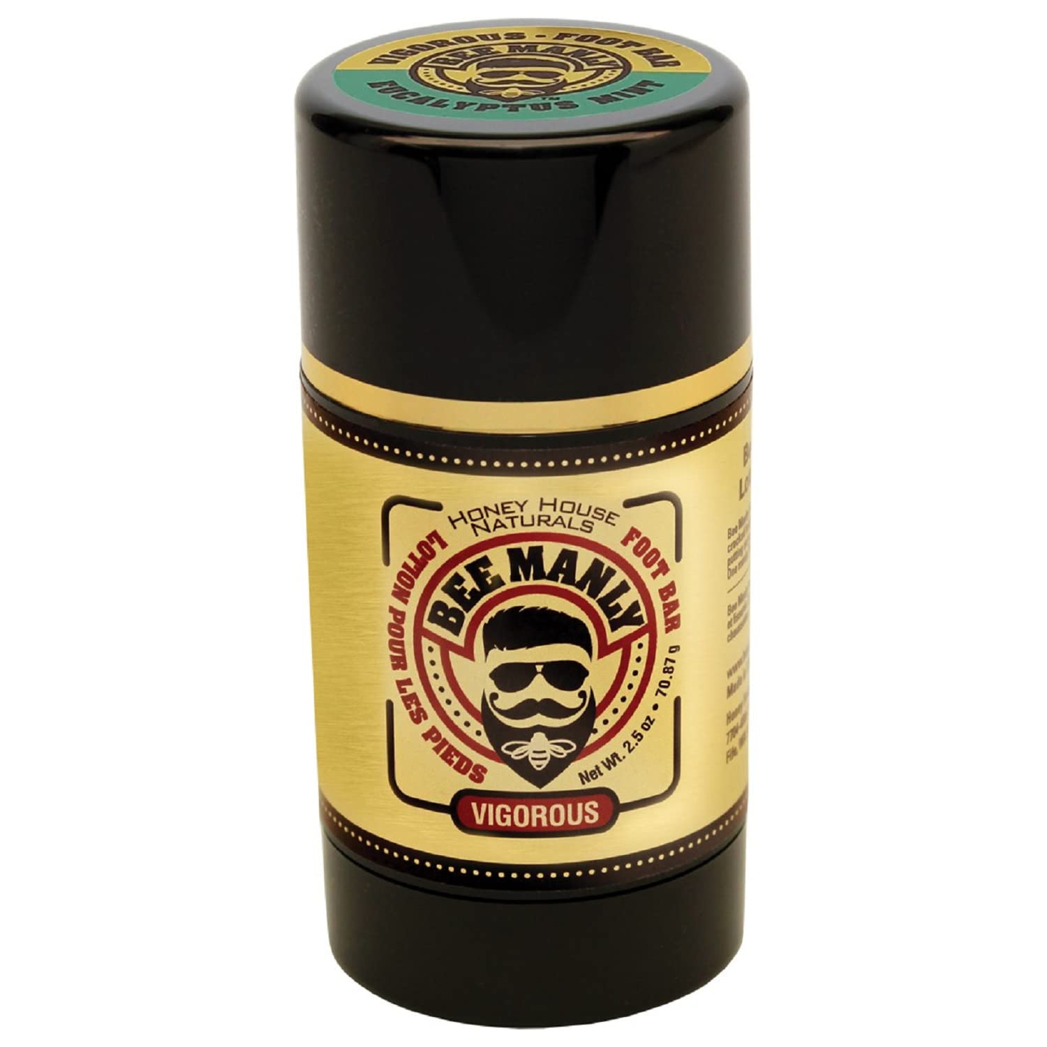 Foto 3 pulgar | Barra Para Pies Honey House Naturals Bee Manly, 75 Ml, Ultra Hidratante - Venta Internacional.