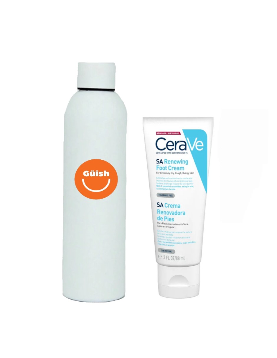 Foto 2 pulgar | Crema Renovadora Hidratante Para Pies + Termo De Agua De Regalo Güish