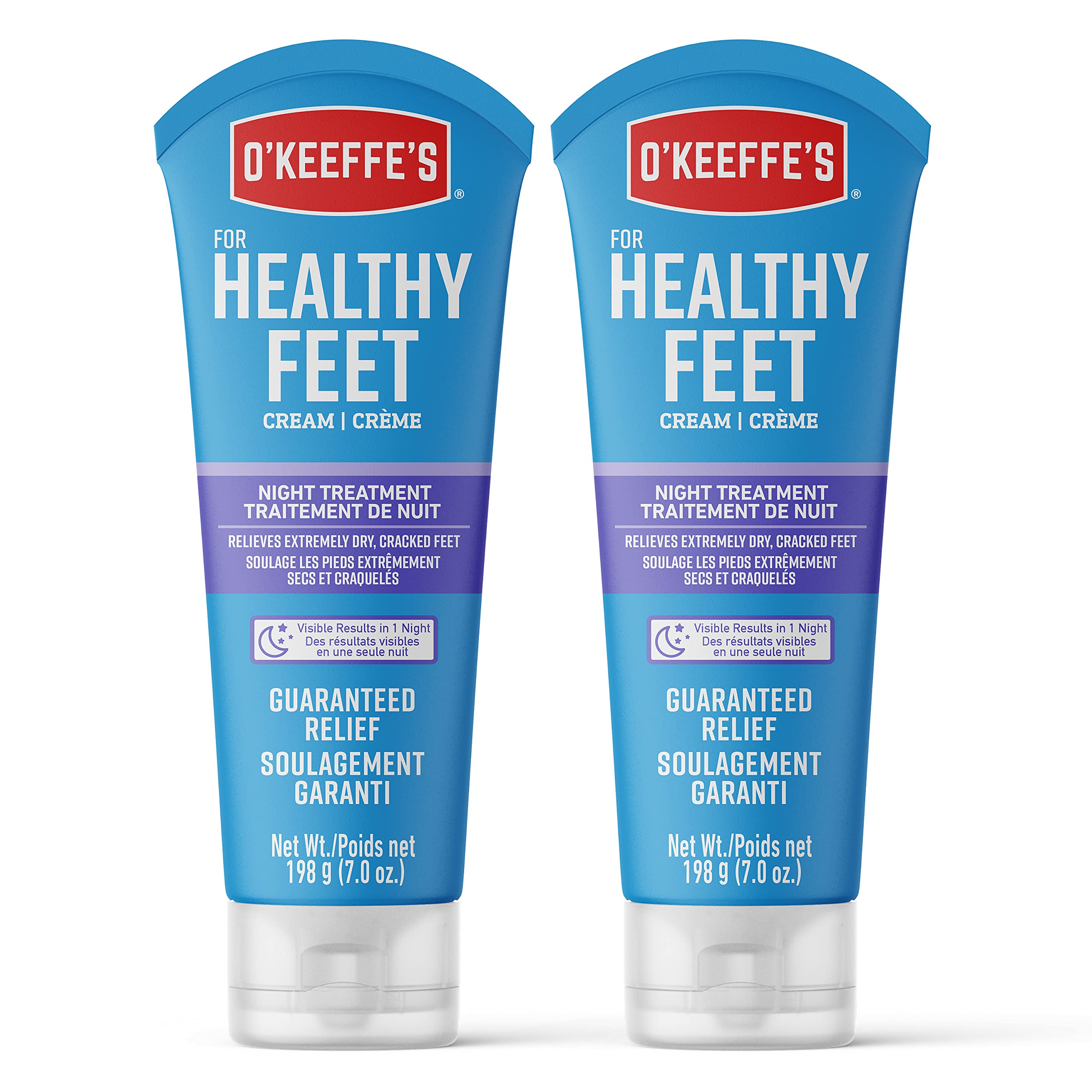 Crema Para Pies De Tratamiento Nocturno O'keeffe's Healthy Feet 200 Ml X2 - Venta Internacional.