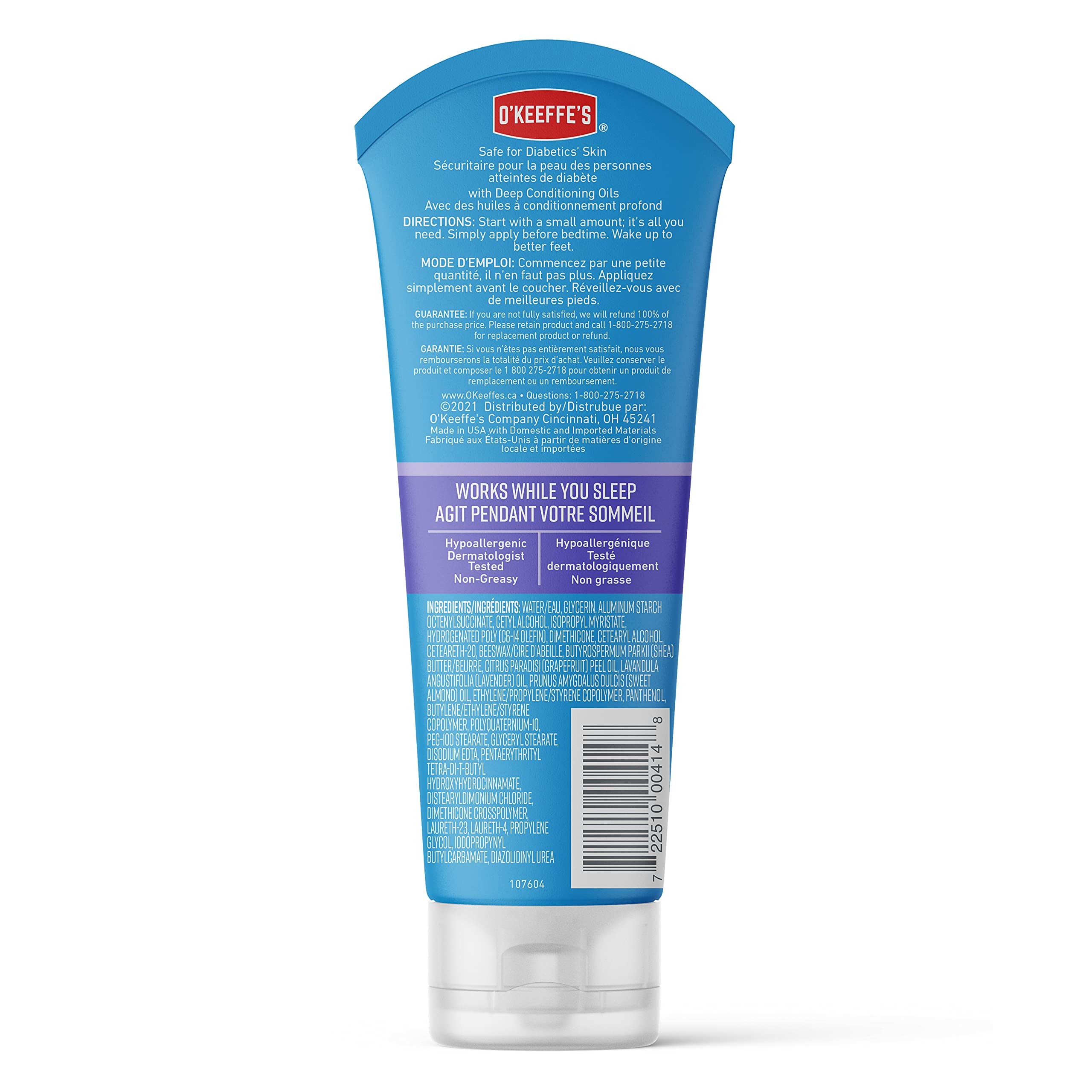Foto 6 pulgar | Crema Para Pies De Tratamiento Nocturno O'keeffe's Healthy Feet 200 Ml X2 - Venta Internacional.
