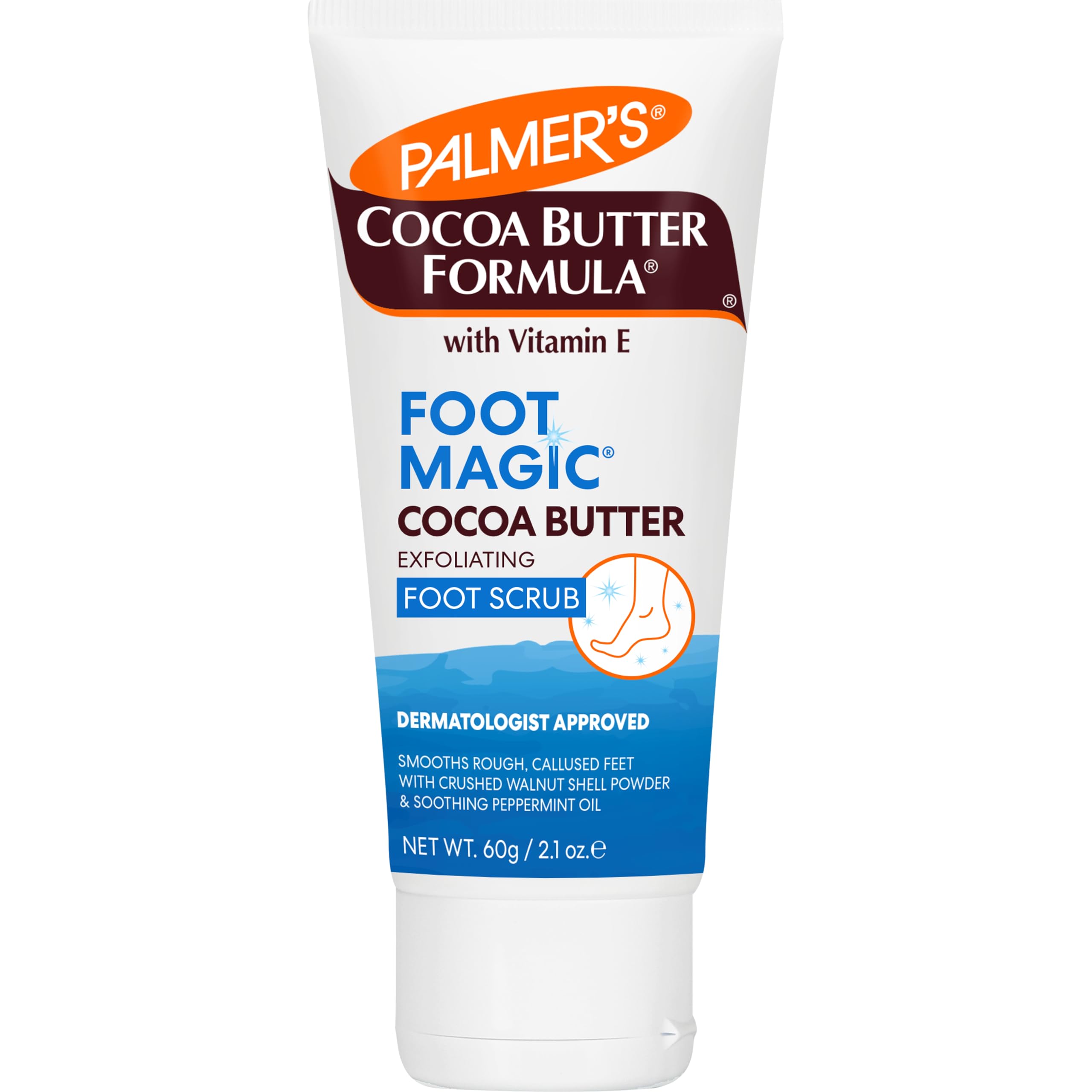 Foto 2 pulgar | Exfoliante Para Pies Palmer's, Manteca De Cacao, Foot Magic, 60 Ml, Con Vitamina E - Venta Internacional.