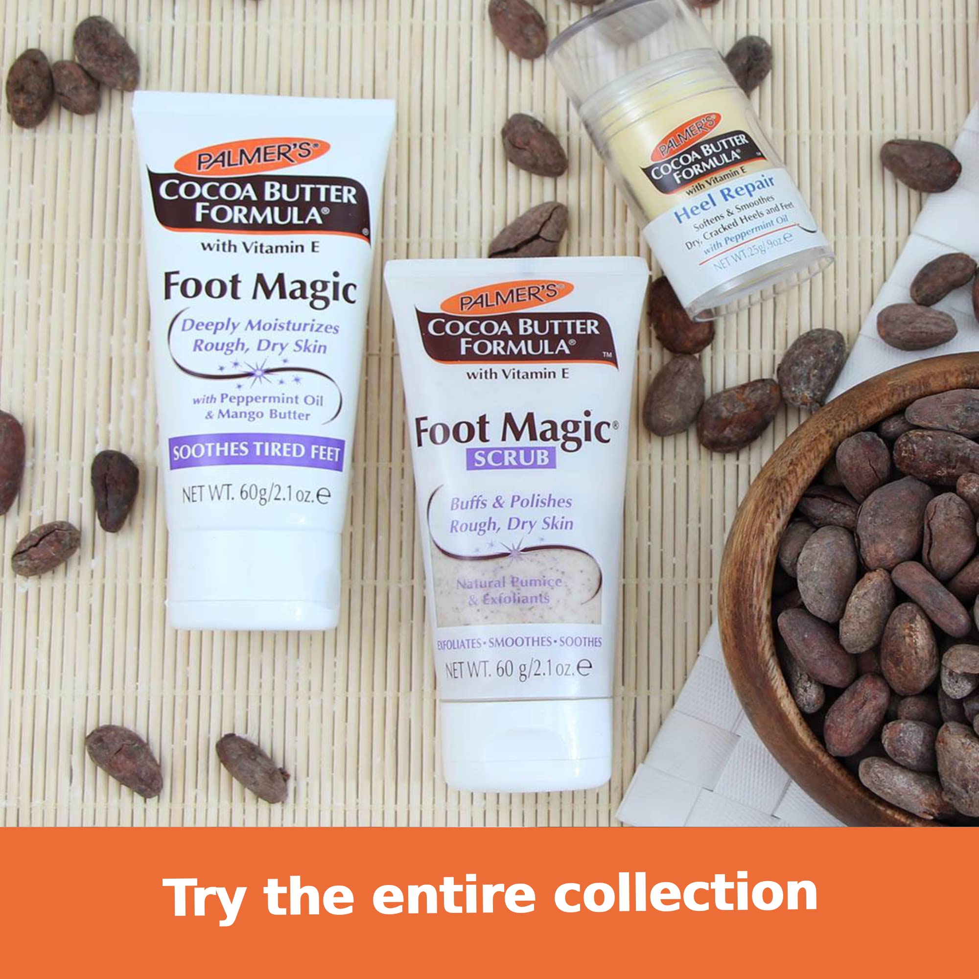 Foto 7 pulgar | Exfoliante Para Pies Palmer's, Manteca De Cacao, Foot Magic, 60 Ml, Con Vitamina E - Venta Internacional.