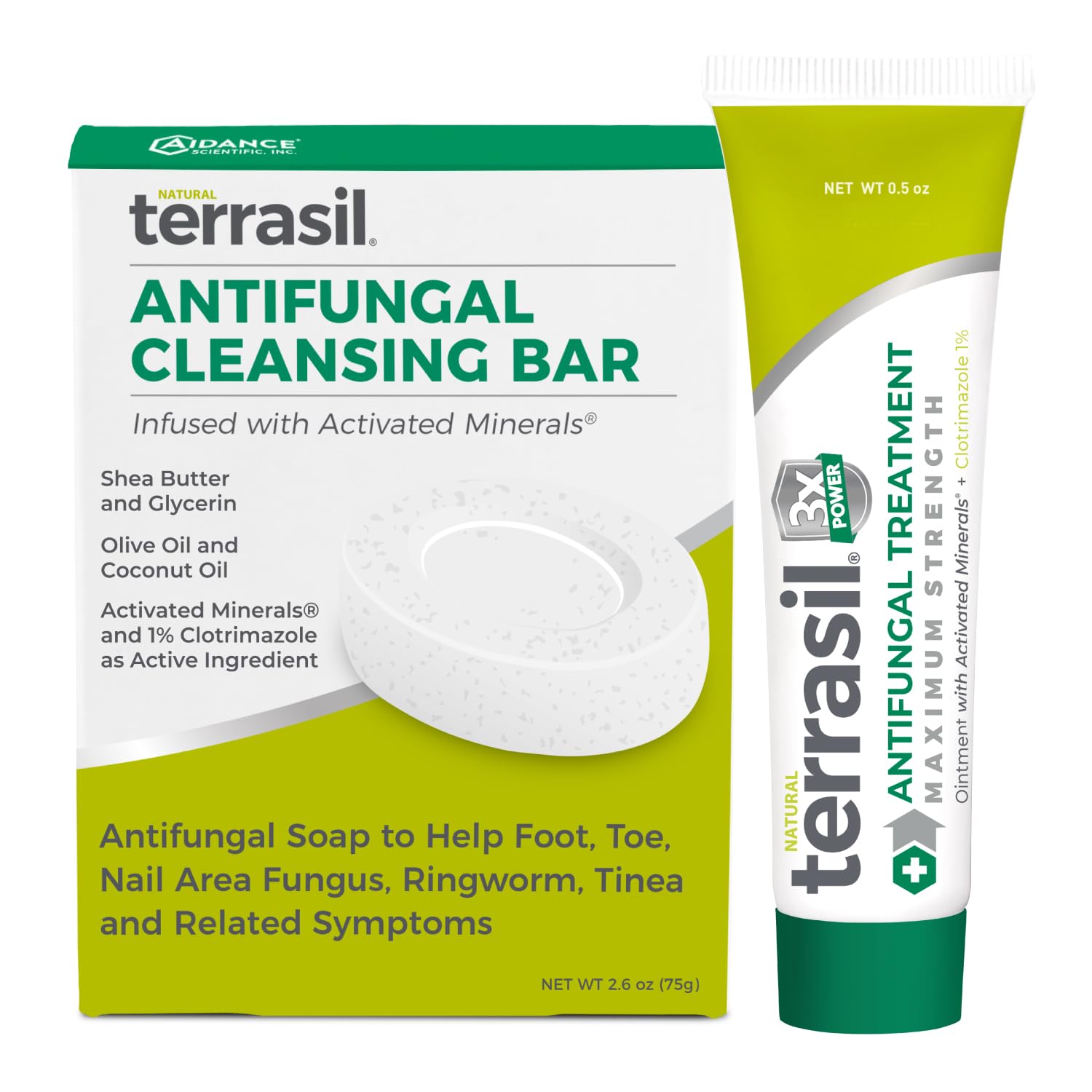 Foto 1 | Kit De Crema Y Jabón Antimicótico Terrasil Con Clotrimazol 14 G/75 G - Venta Internacional.