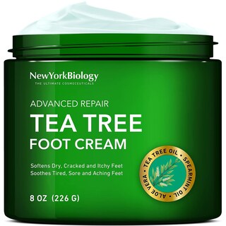 Foto 1 | Crema Para Pies New York Biology, Aceite De Árbol De Té, 240 Ml, Para Pies Secos - Venta Internacional.
