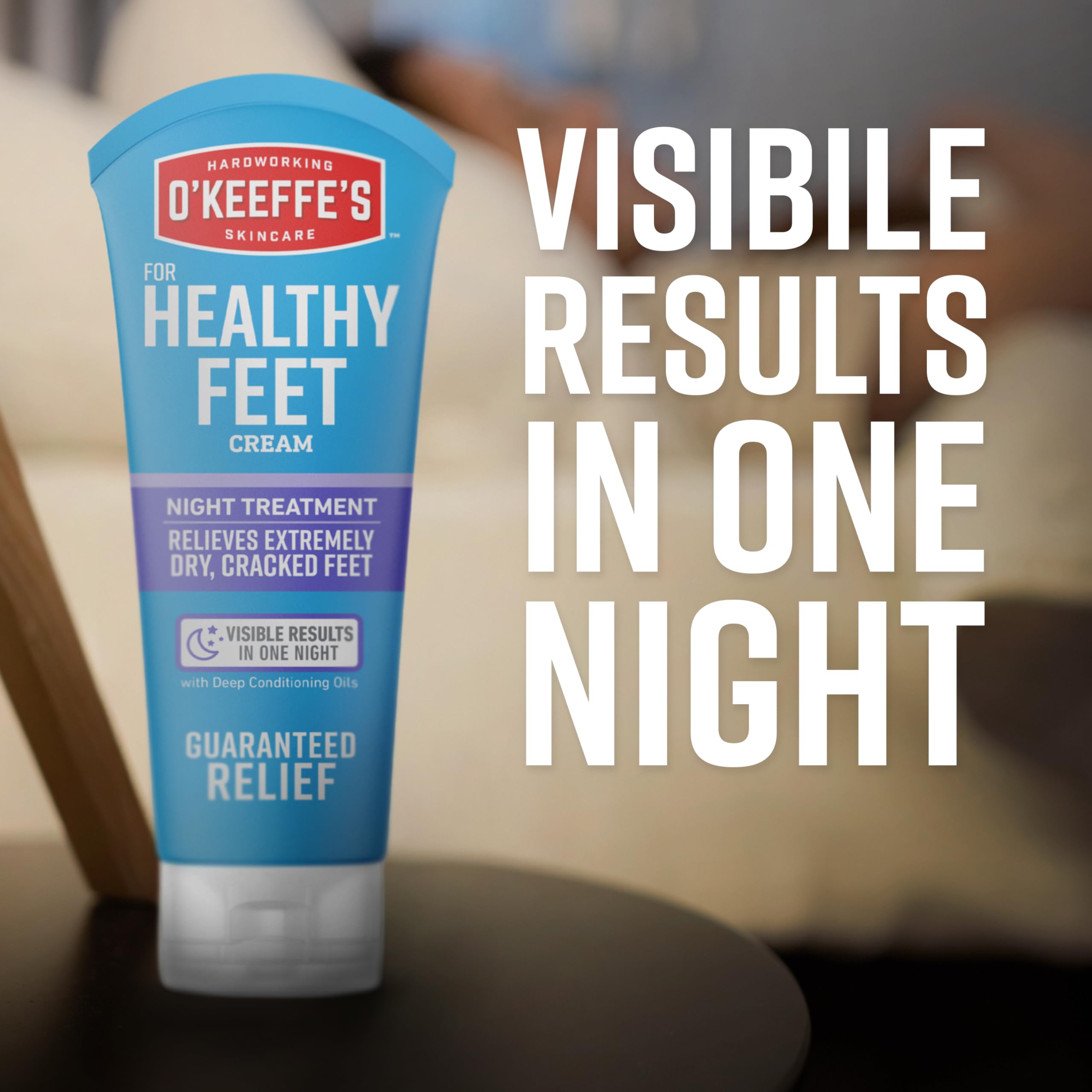 Foto 5 pulgar | Crema Para Pies O'keeffe's For Healthy Feet, Tratamiento Nocturno, 90 Ml - Venta Internacional.