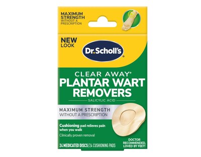 Foto 2 | Eliminador De Verrugas Dr. Scholl's Clear Away Plantar 24 Unidades (paquete De 2) - Venta Internacional.