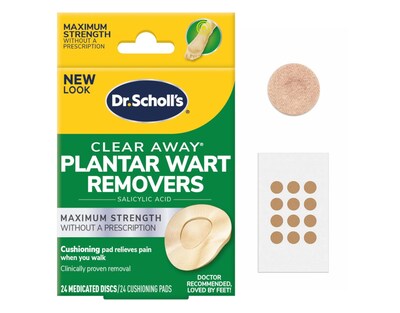 Foto 4 | Eliminador De Verrugas Dr. Scholl's Clear Away Plantar 24 Unidades (paquete De 2) - Venta Internacional.
