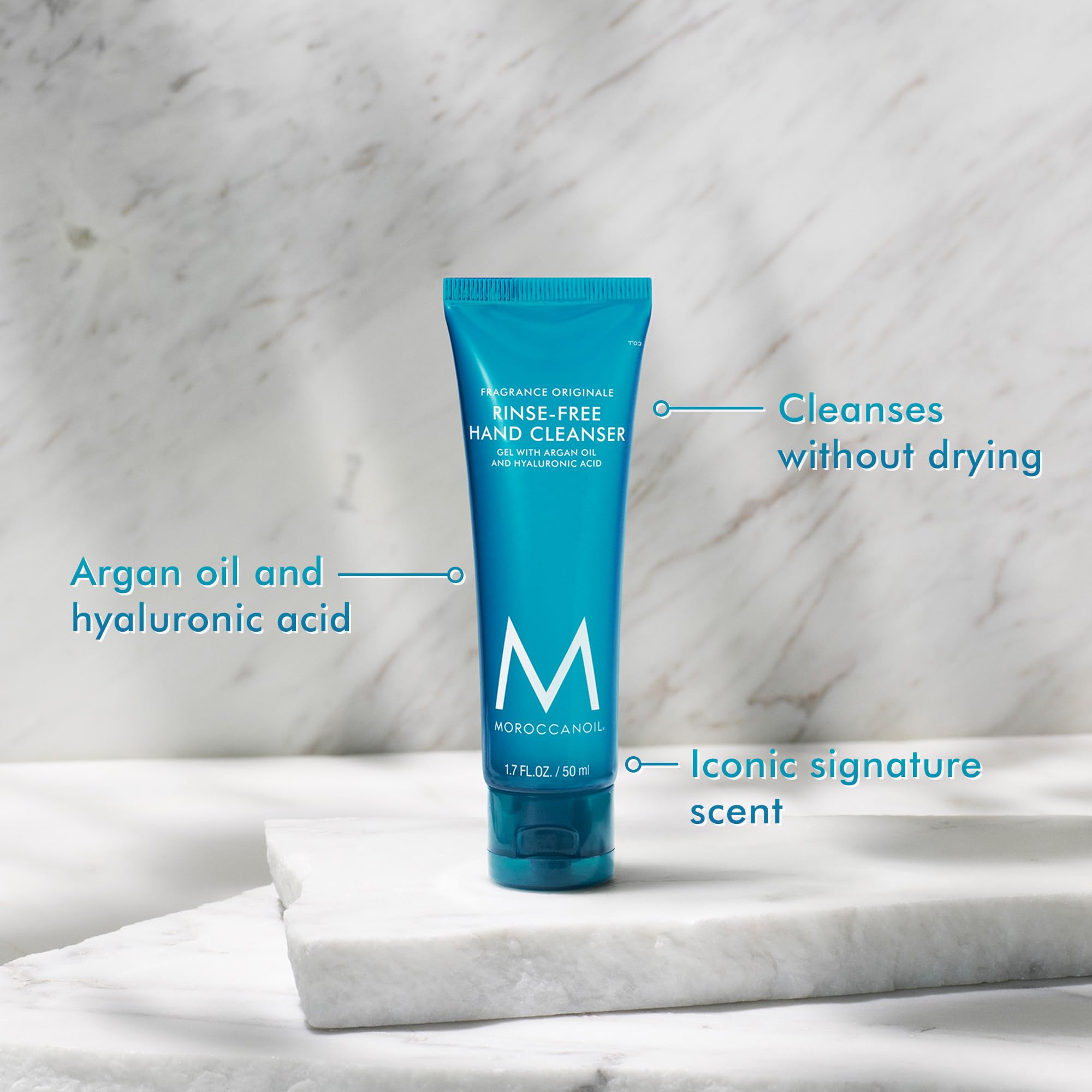 Foto 4 pulgar | Limpiador de Manos Moroccanoil sin Enjuague con Ácido Hialurónico 50 ml 2 Piezas - Venta Internacional