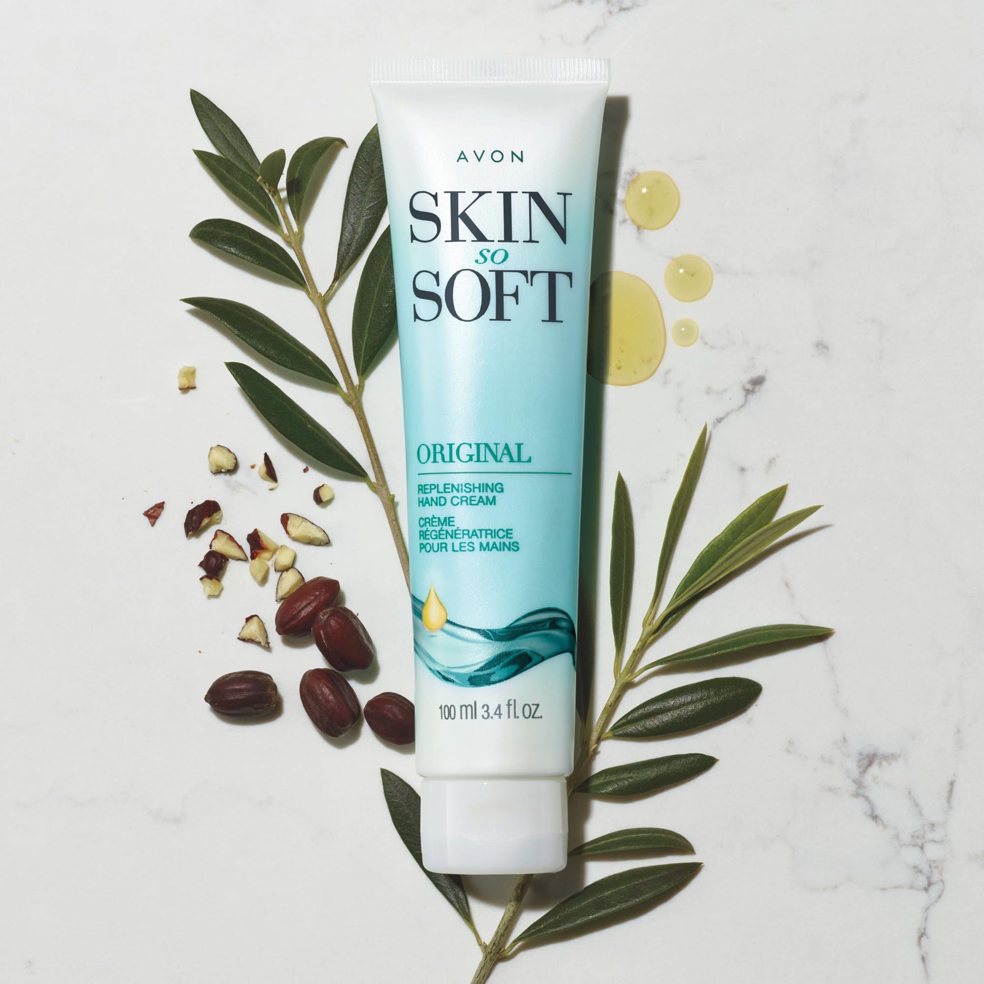 Foto 4 | Crema De Manos Avon Skin So Soft Original Replenishing, Paquete De 5 - Venta Internacional.