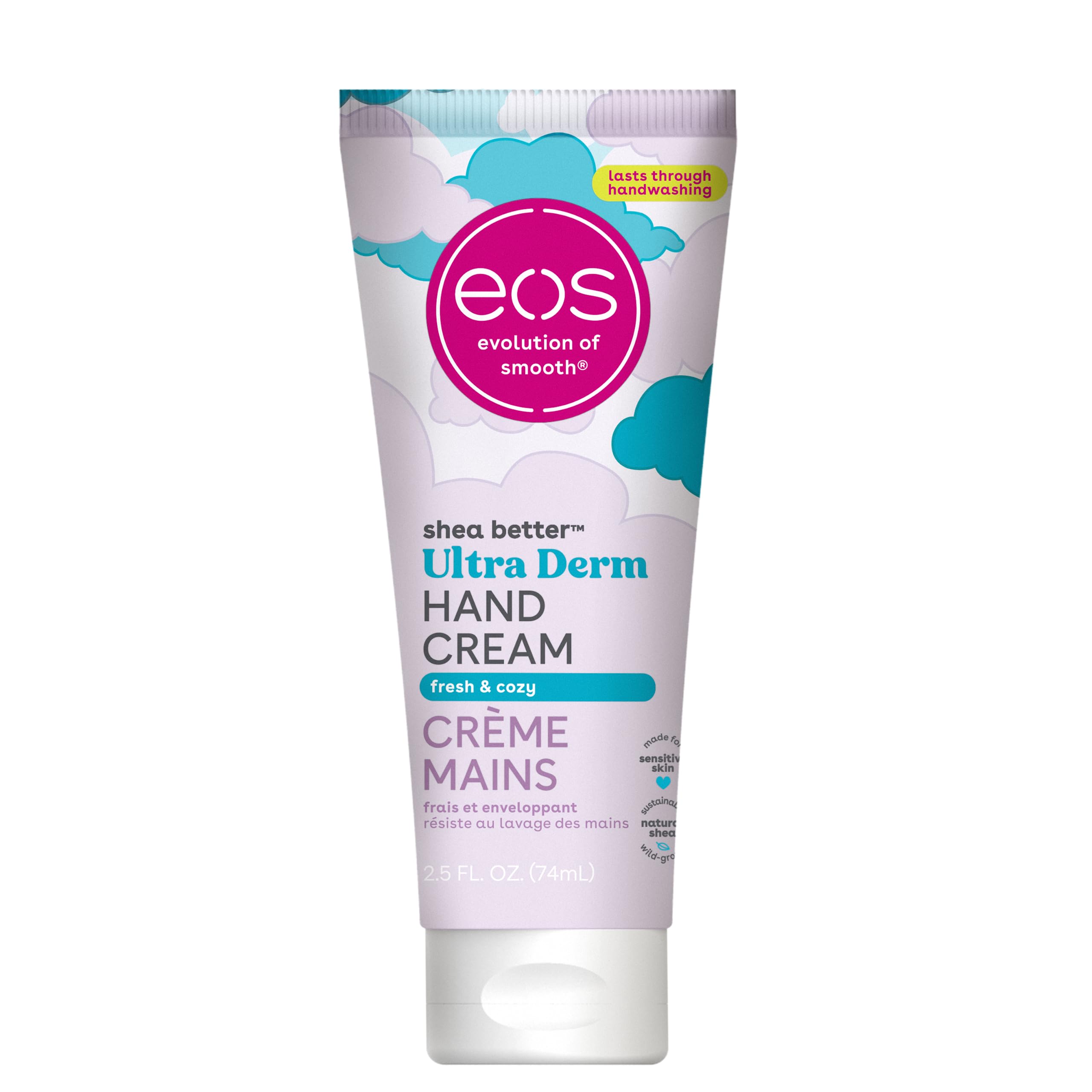 Foto 2 pulgar | Crema De Manos Eos Shea Better Fresh & Cozy 75 Ml 24 Horas - Venta Internacional.