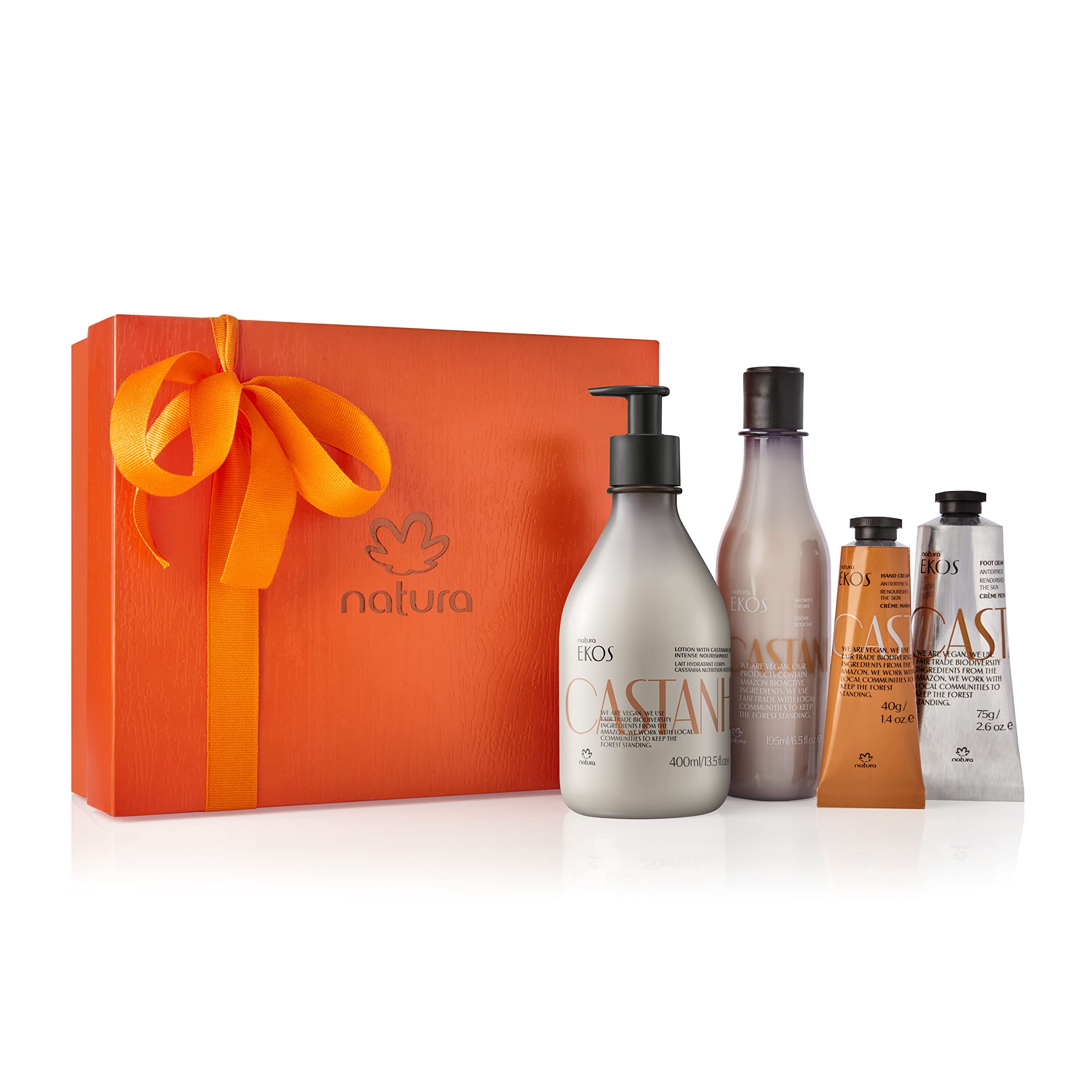 Set De Regalo Natura Amazonian Bio-beauty Castanha Con 4 Artículos - Venta Internacional.