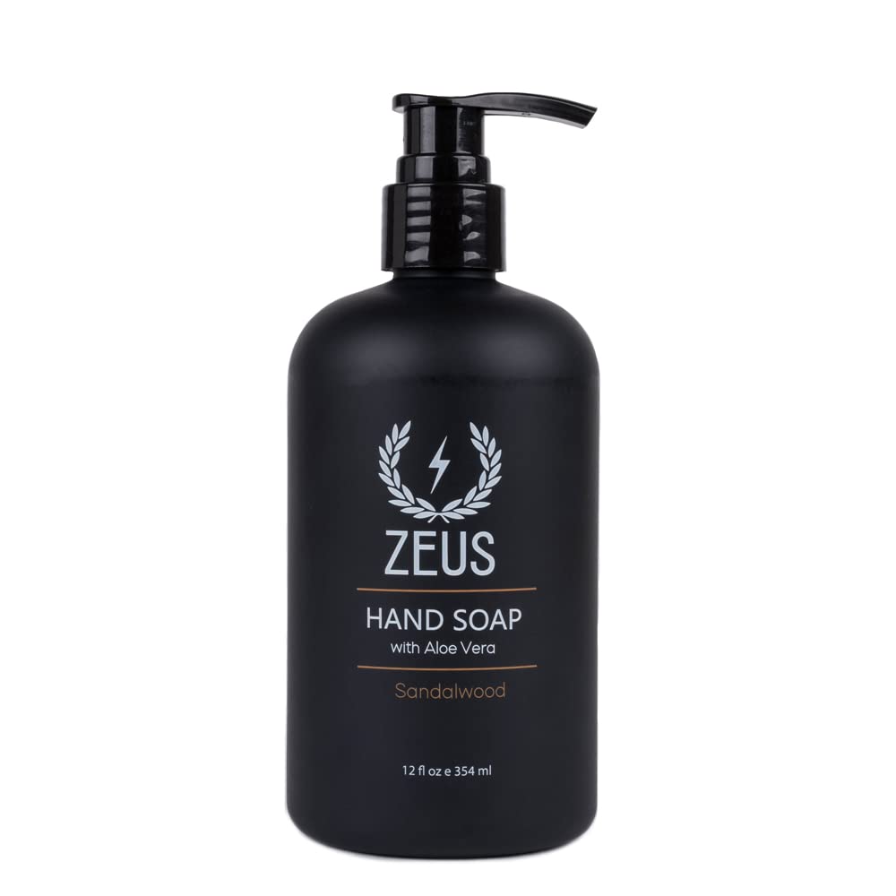 Foto 2 pulgar | Jabón Líquido Para Manos Zeus Con Aloe Vera, 355 Ml, Madera De Sándalo - Venta Internacional.