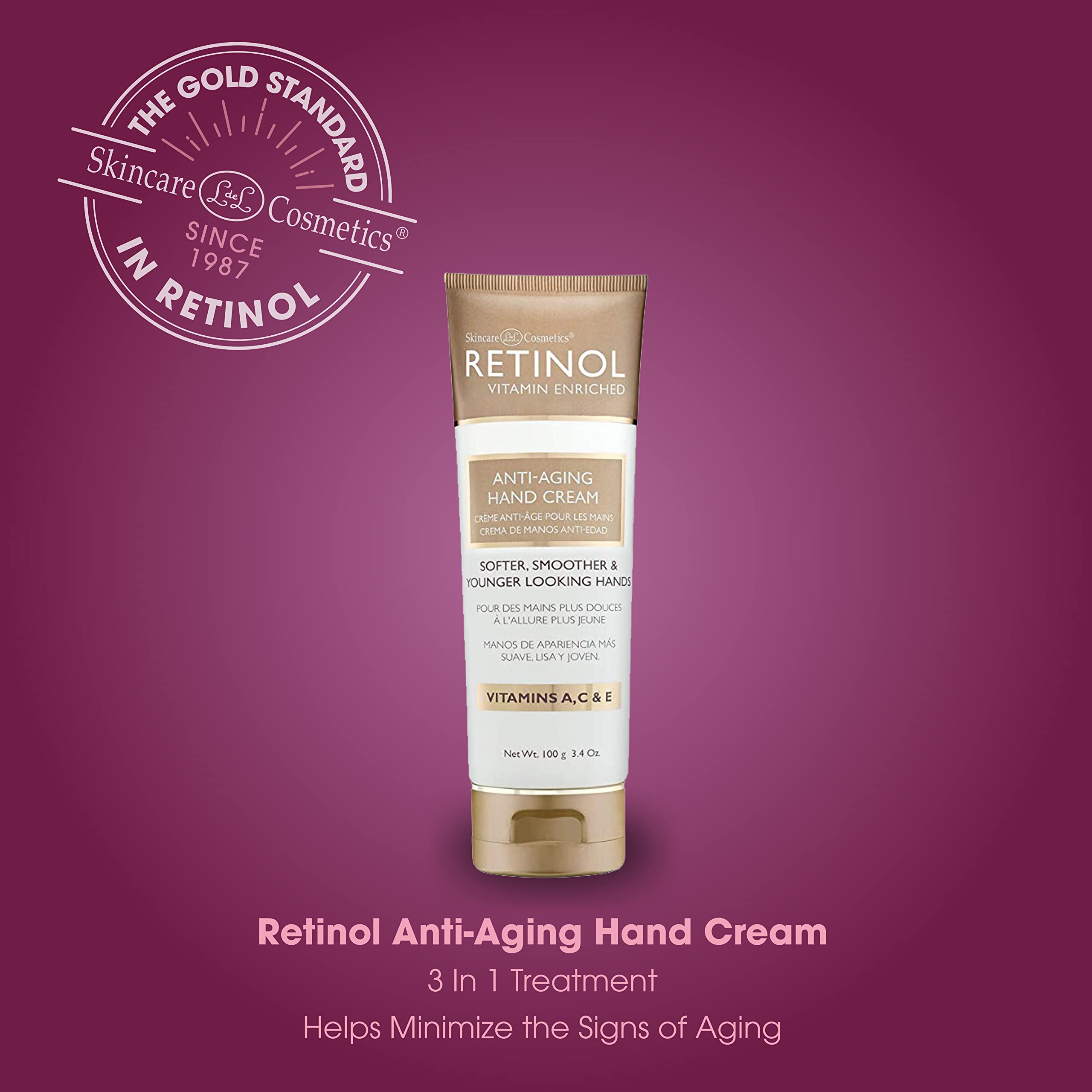 Foto 4 pulgar | Crema De Manos Con Retinol Antienvejecimiento Para El Cuidado De La Piel Ldel Cosmetics 100 G - Venta Internacional.