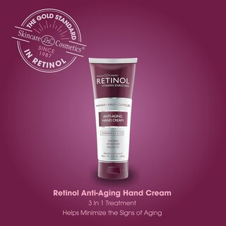 Foto 3 | Crema De Manos Con Retinol Antienvejecimiento Rica En Terciopelo Con Vitamina A - Venta Internacional.