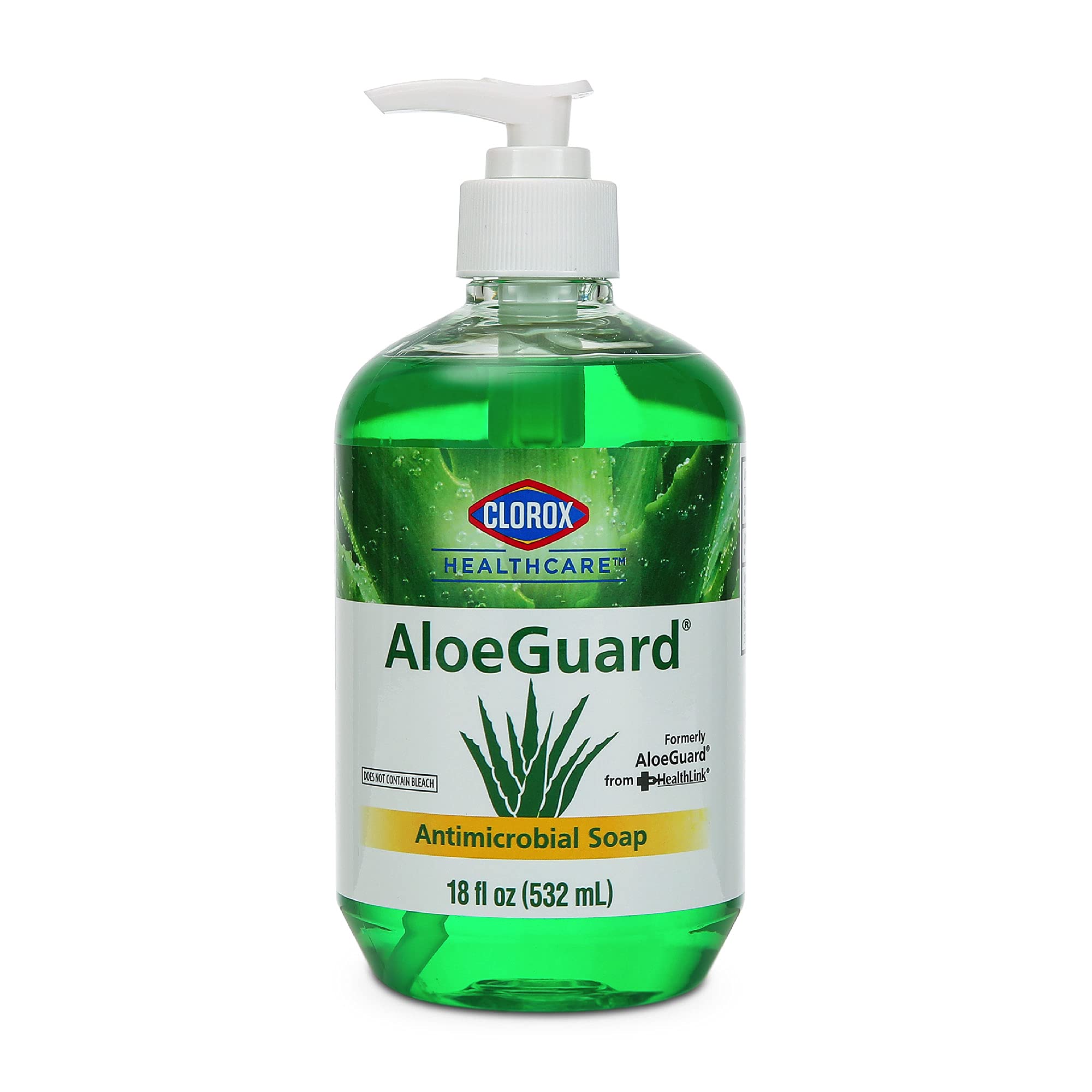 Foto 2 pulgar | Jabón De Manos Clorox Healthcare Aloeguard Antimicrobial 500 Ml - Venta Internacional.