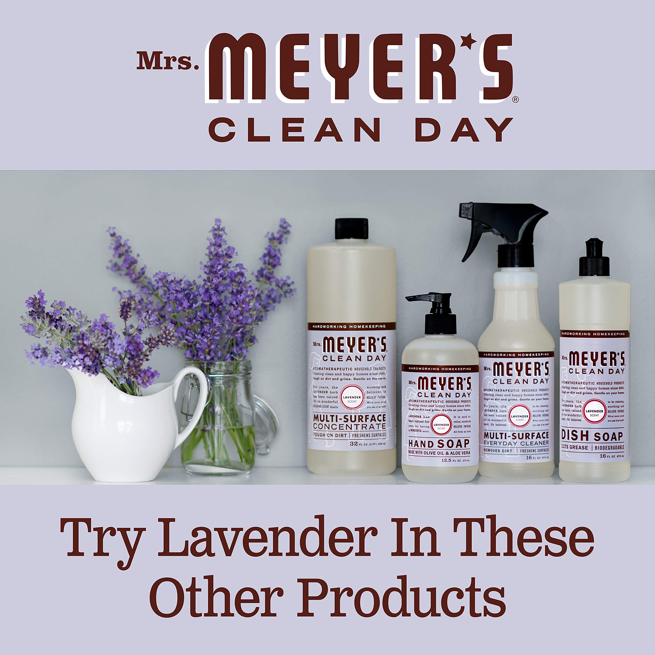 Foto 7 pulgar | Recambio De Jabón De Manos Mrs. Meyer's Clean Day Lavender, 1 L, Paquete De 6 - Venta Internacional.