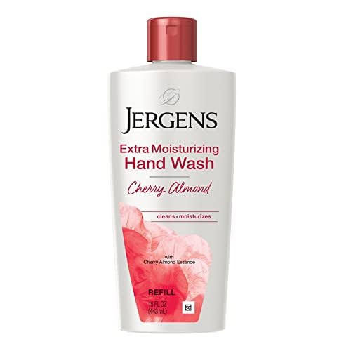 Jabón De Manos Recarga Jergens Extra Hidratante, 450 Ml, Cereza Y Almendra - Venta Internacional.