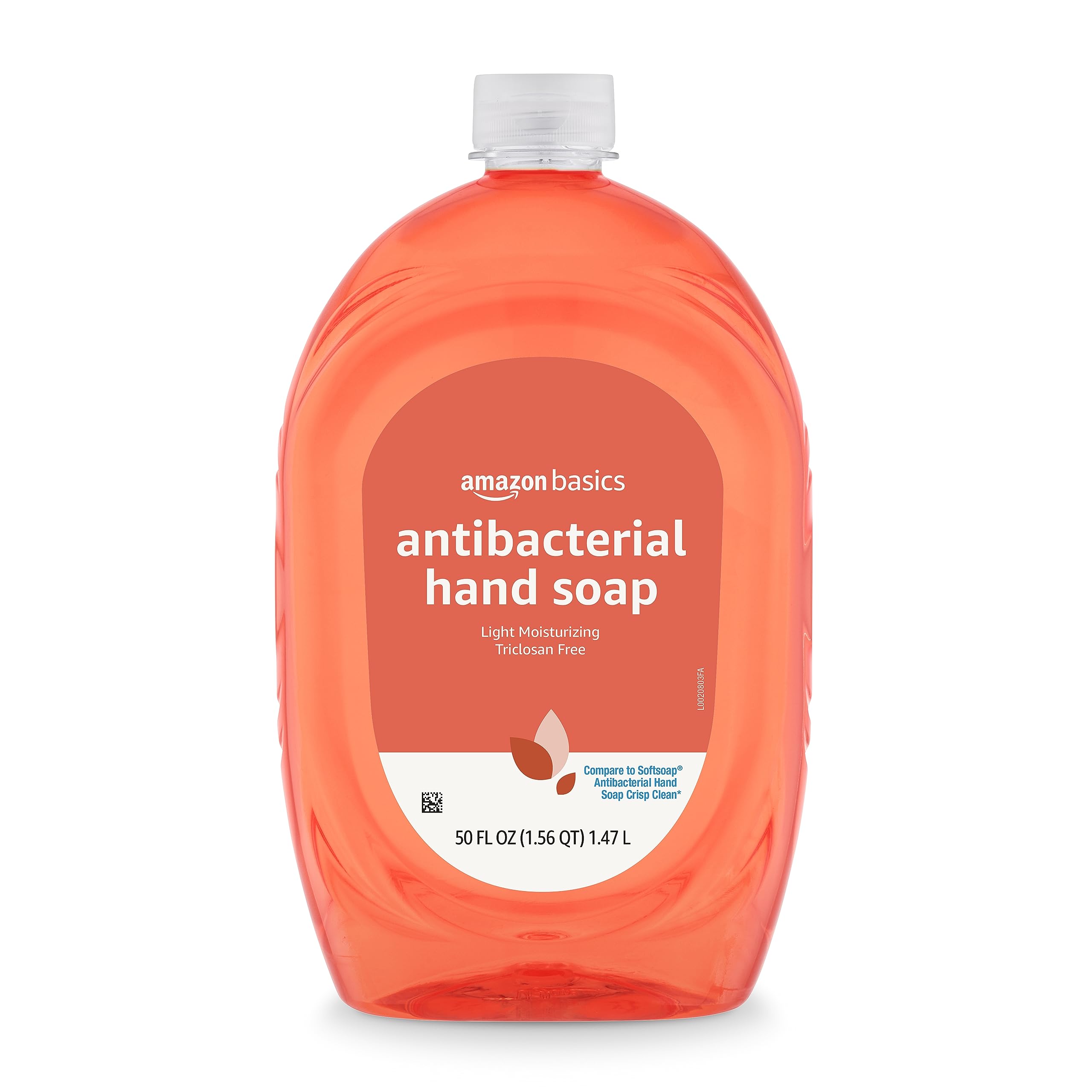 Recambio De Jabón De Manos Amazon Basics, Antibacteriano, 1,5 L, Aroma Cítrico - Venta Internacional.