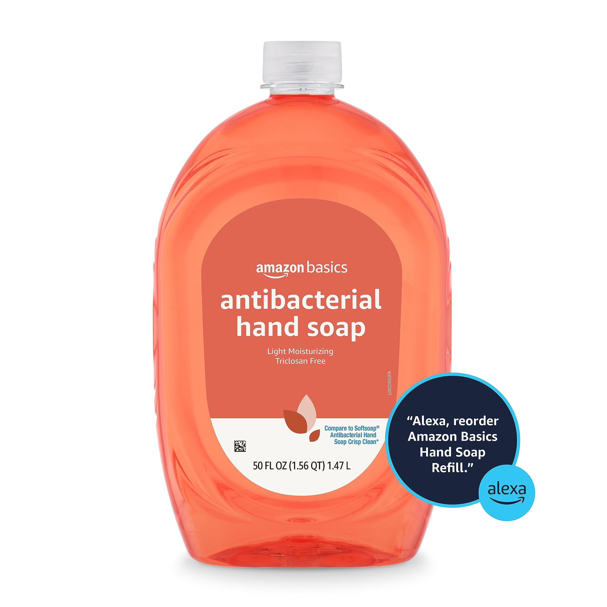 Foto 6 | Recambio De Jabón De Manos Amazon Basics, Antibacteriano, 1,5 L, Aroma Cítrico - Venta Internacional.