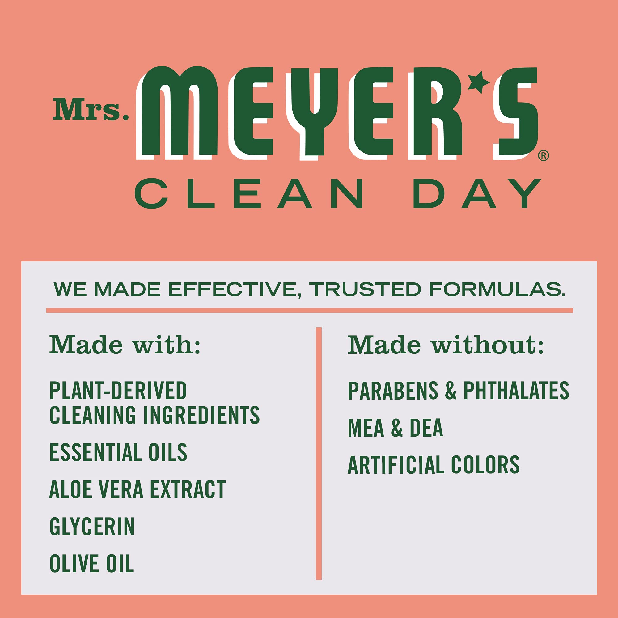 Foto 5 pulgar | Jabón De Manos Mrs. Meyer's Clean Day Geranium 370 Ml, Paquete De 3 - Venta Internacional.