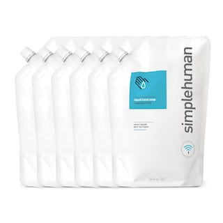 Foto 1 | Recambio De Jabón Líquido Para Manos Simplehuman, Sin Fragancia, 1 L X 6 - Venta Internacional.
