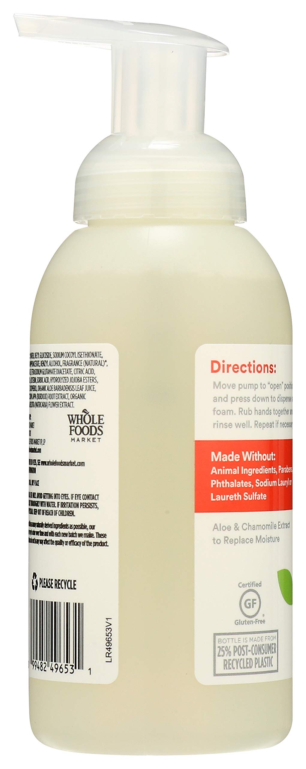 Foto 4 | Jabón De Manos 365 De Whole Foods Market Foaming Anjou Pear 360 Ml - Venta Internacional.