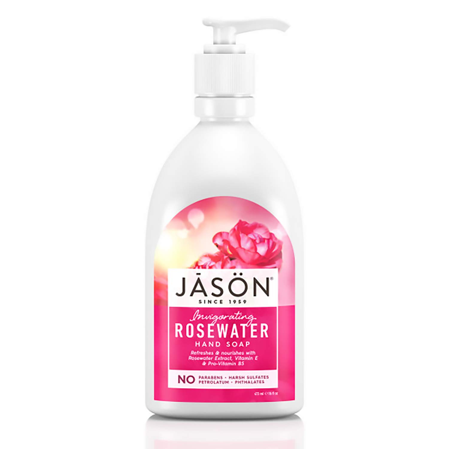 Jabón De Manos Jason Vigorizante Rosewater, 473 Ml (paquete De 1) - Venta Internacional.