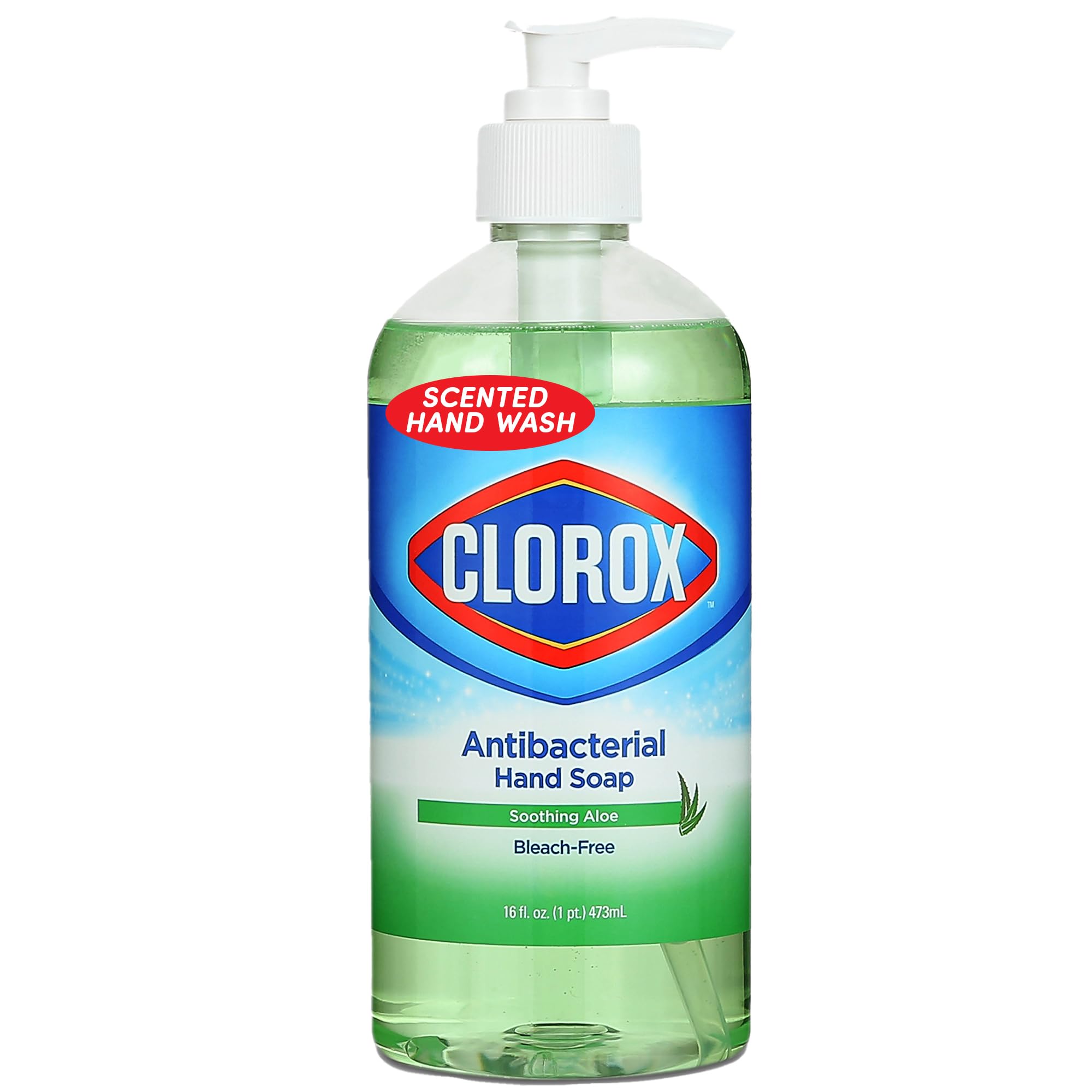 Foto 2 pulgar | Jabón Líquido Para Manos Clorox Antibacterial Con Bomba 473ml Aloe - Venta Internacional.