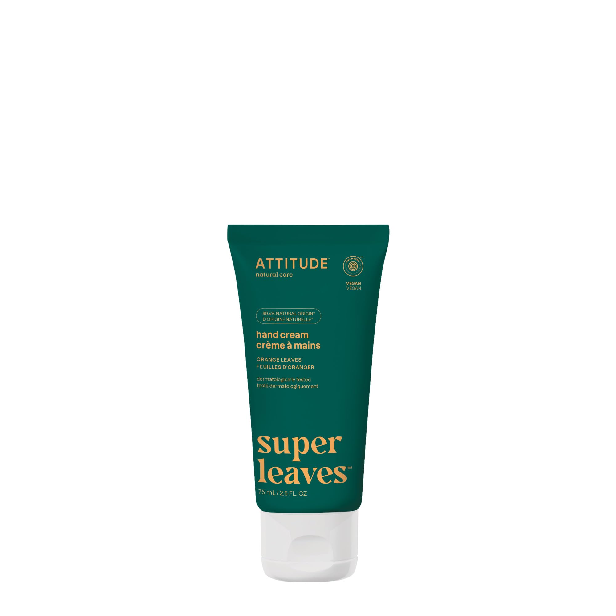 Crema De Manos Attitude Ewg Verified Vegan Con Hojas De Naranja 75 Ml - Venta Internacional.