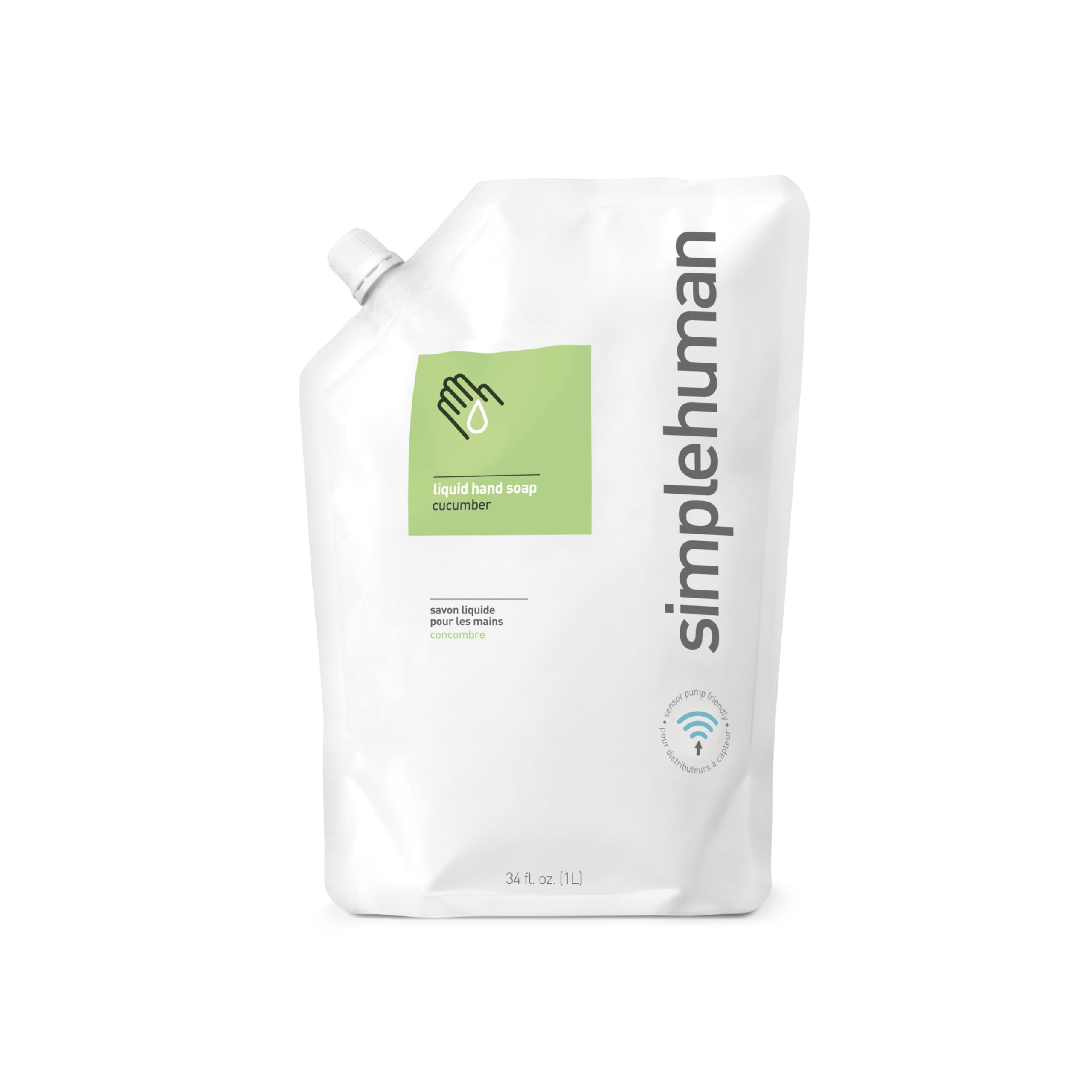 Jabón De Manos Refill Simplehuman Hidratante 1x1 1l Pepino - Venta Internacional.