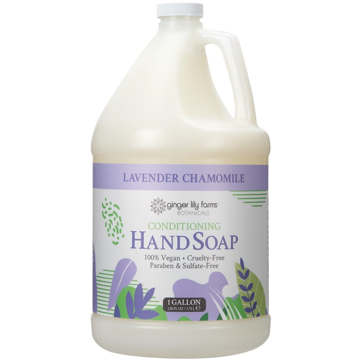 Recambio De Jabón Líquido Para Manos Ginger Lily Farms 3,8 L Lavender - Venta Internacional.