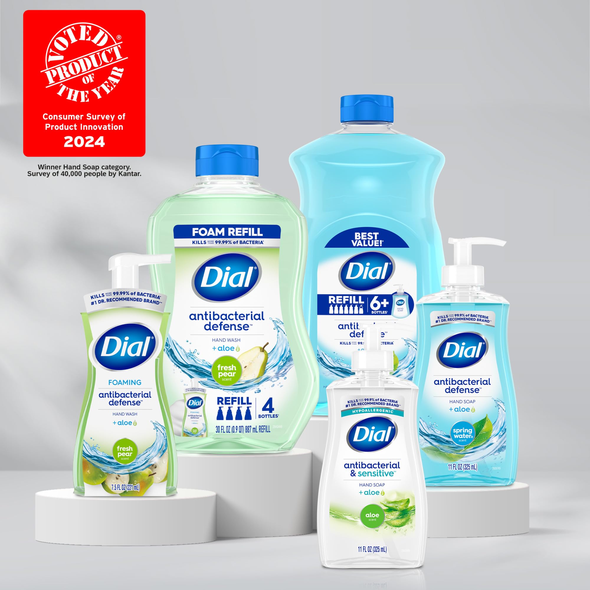 Foto 4 pulgar | Dial De Recarga De Jabón De Manos Antibacteriano Fresh Pear, 1,5 L - Venta Internacional.