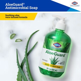 Foto 3 | Jabón De Manos Clorox Healthcare Aloeguard Aloe Vera 540ml X12 - Venta Internacional.