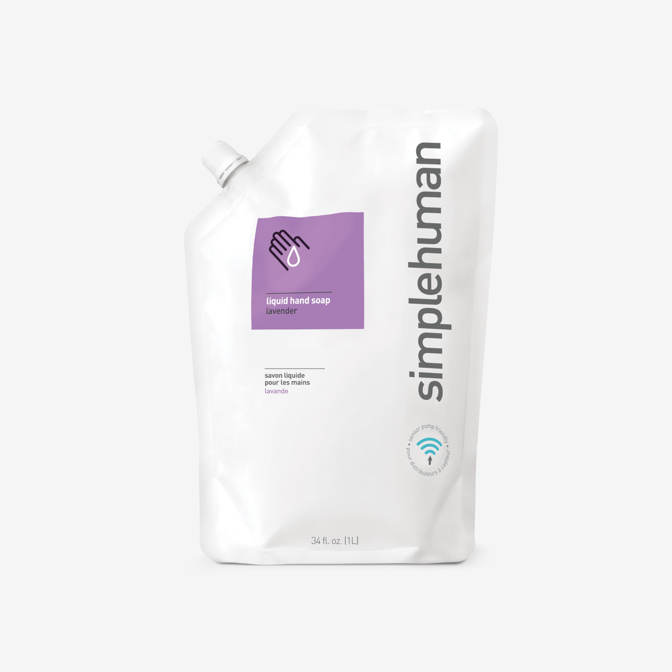 Foto 2 | Recambio De Jabón Líquido Para Manos Simplehuman Lavender, 1 L (paquete De 6) - Venta Internacional.