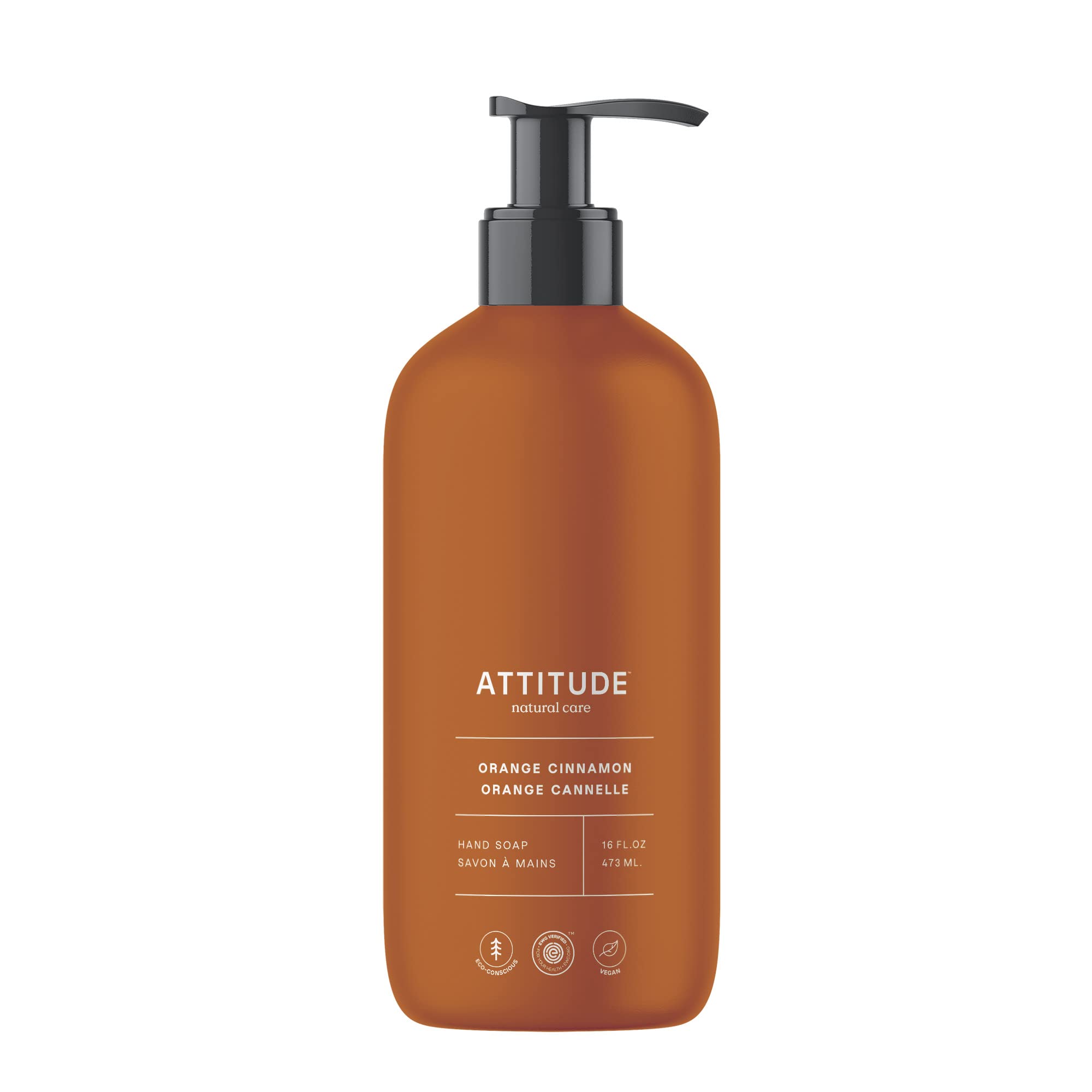 Jabón Líquido Para Manos Attitude Naranja Y Canela 473 Ml Ewg Vegan - Venta Internacional.