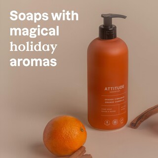 Foto 3 | Jabón Líquido Para Manos Attitude Naranja Y Canela 473 Ml Ewg Vegan - Venta Internacional.