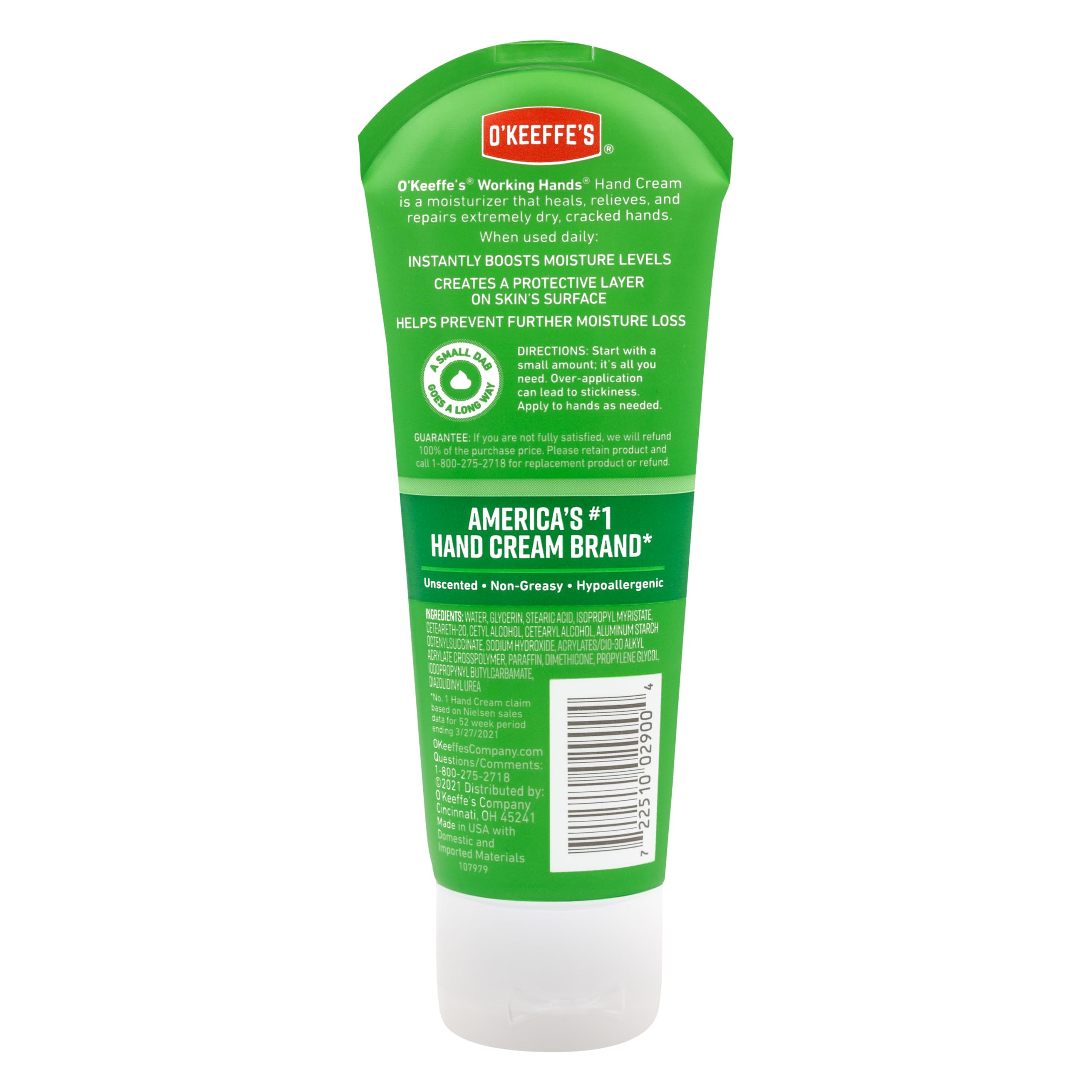 Foto 8 pulgar | Crema De Manos O'keeffe's Working Hands 90 Ml (paquete De 12) - Venta Internacional.