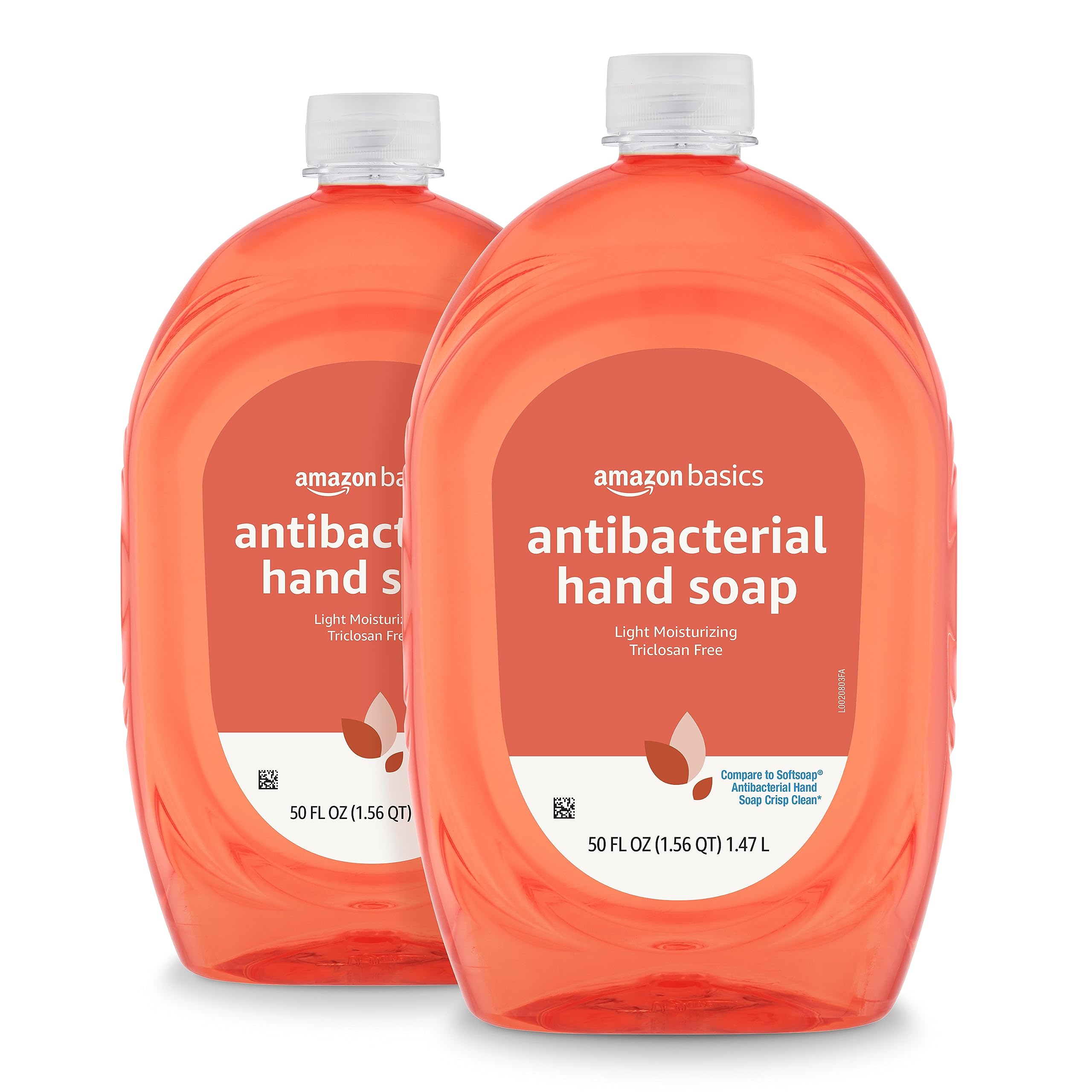 Recambio De Jabón De Manos Amazon Basics Antibacteriano 1,5 L (paquete De 2) - Venta Internacional.