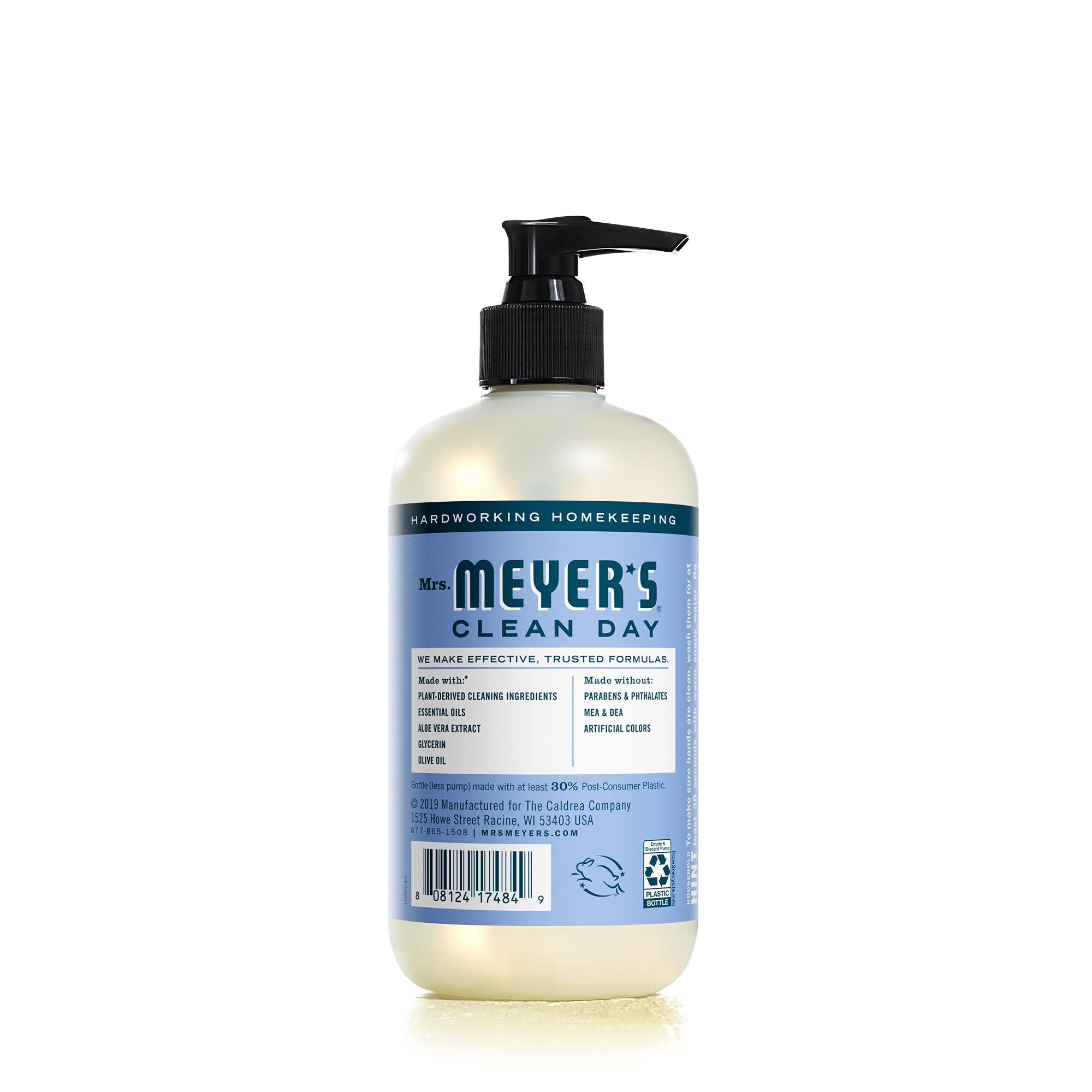 Foto 4 pulgar | Jabón De Manos Mrs. Meyer's Clean Day Bluebell 370 Ml, Paquete De 6 - Venta Internacional.
