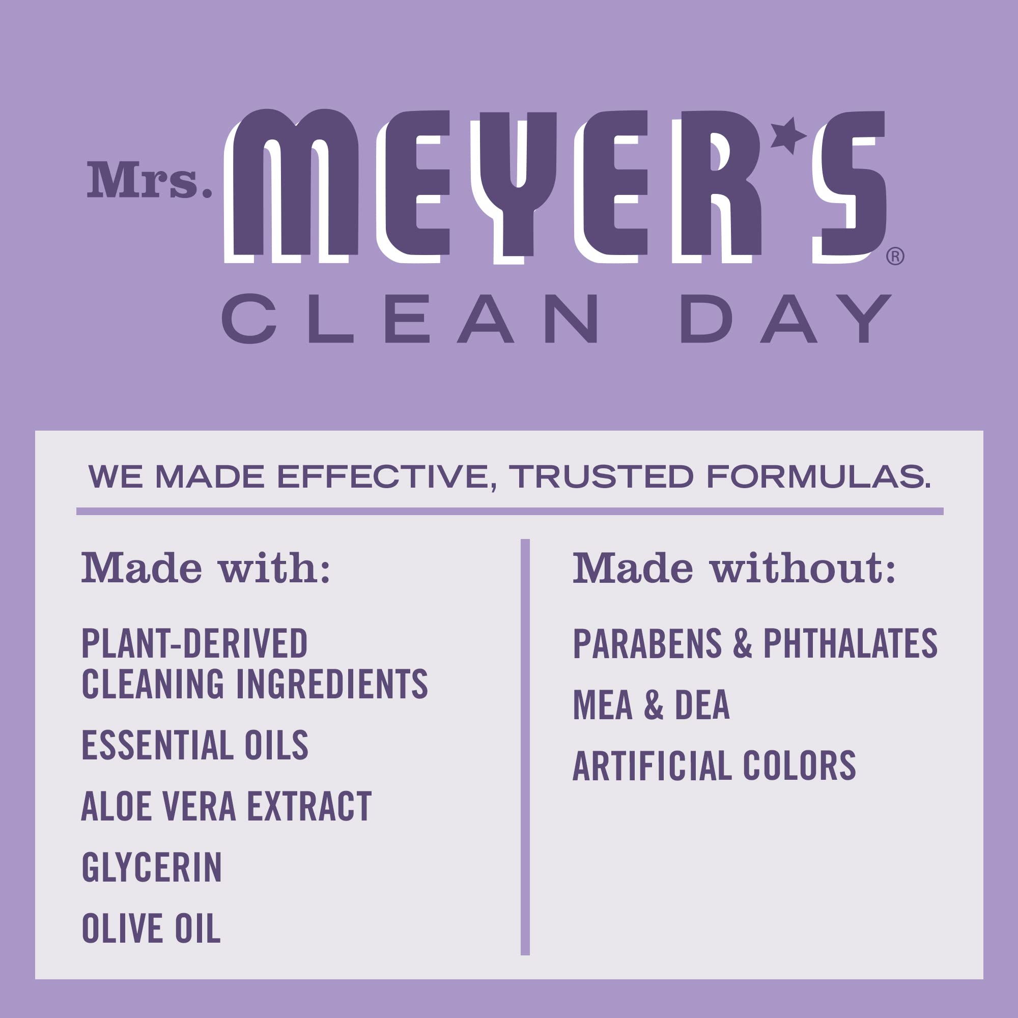 Foto 5 pulgar | Jabón De Manos Mrs. Meyer's Clean Day Lilac 370 Ml Con Aceites Esenciales - Venta Internacional.