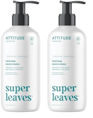 Jabón Líquido Para Manos Attitude, Vegano A Base De Plantas, 480 Ml (paquete De 2) - Venta Internacional. $834
